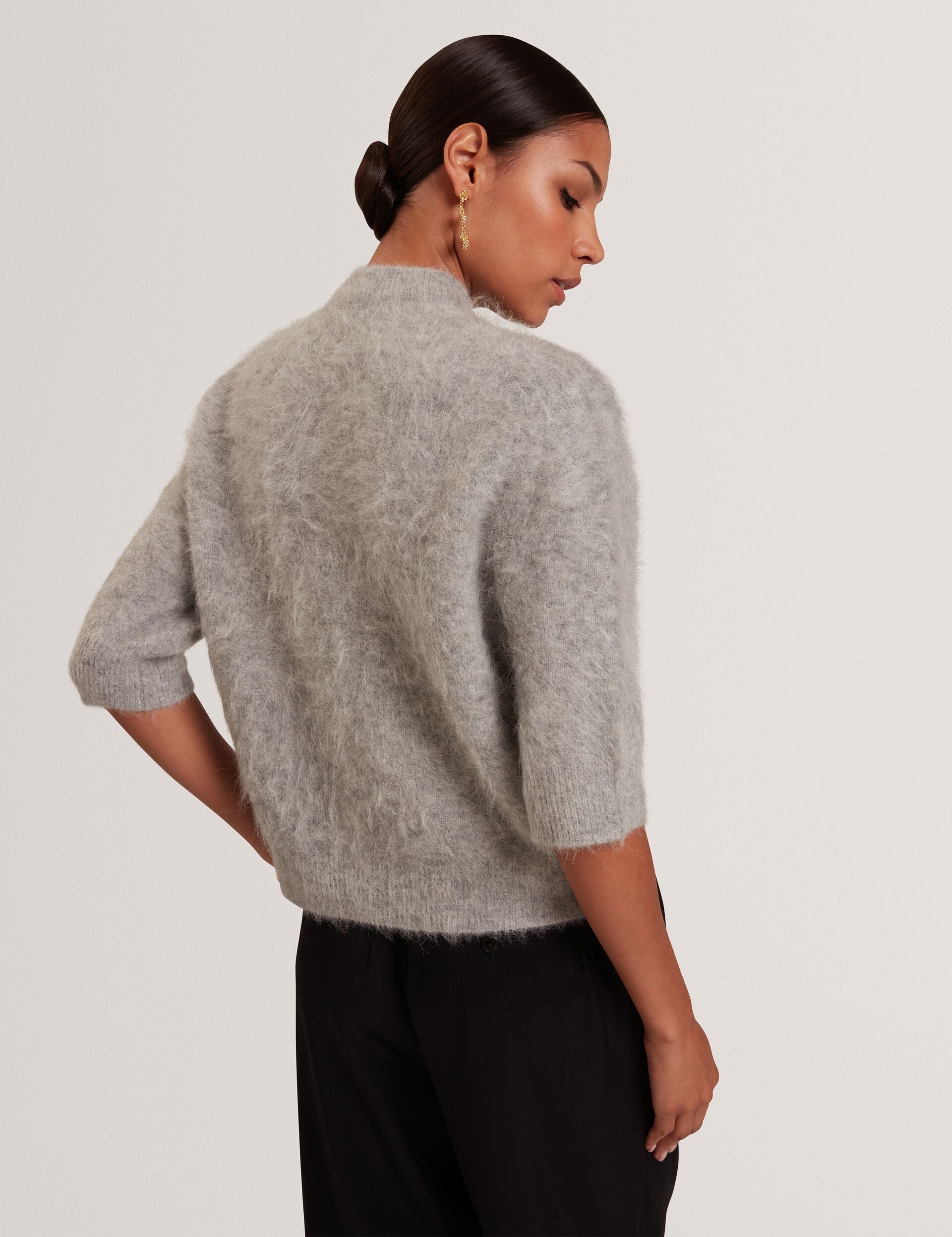 Ted Baker Antata Alpaca Knit Short Sleeve Jumper Women's