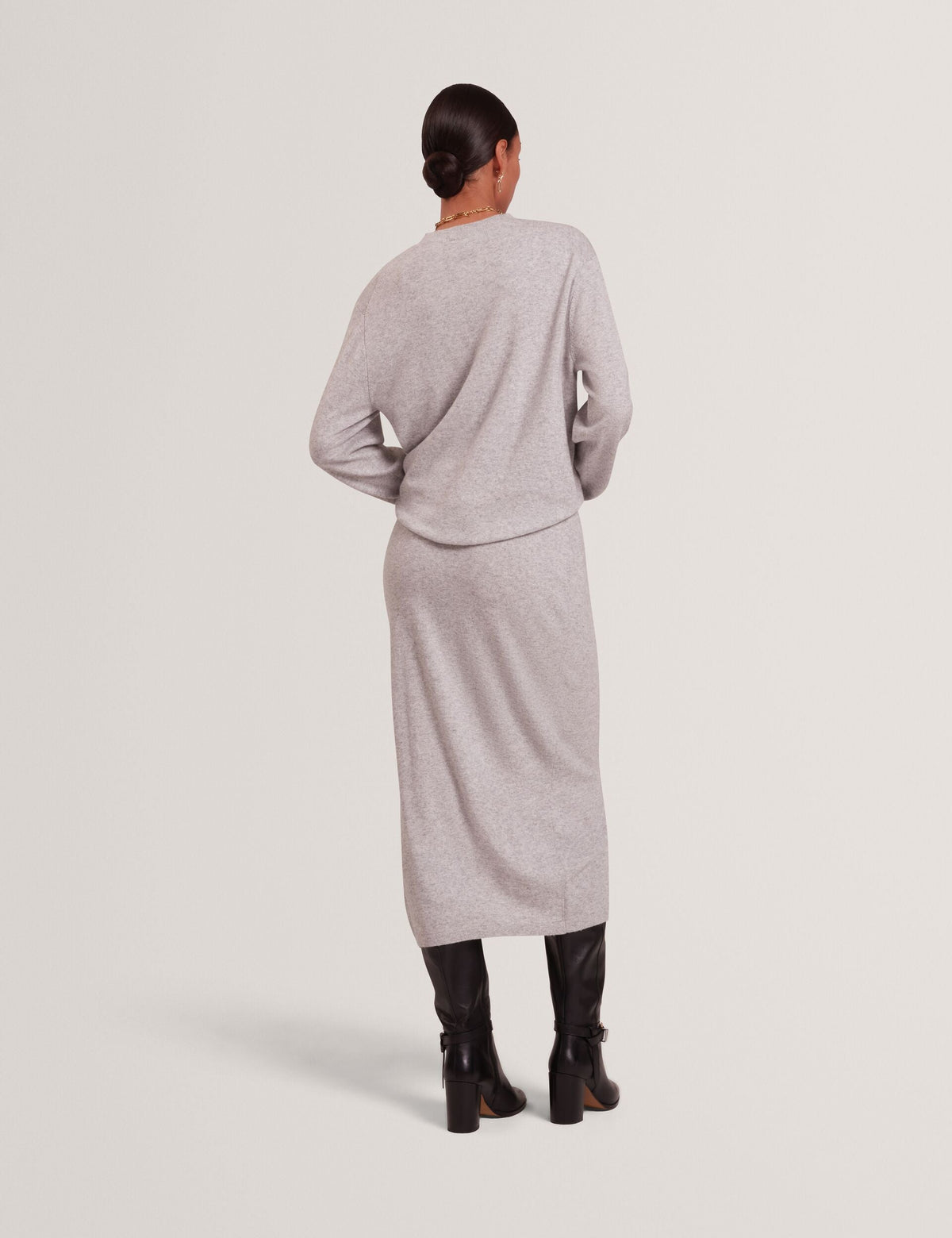 Ted Baker Samana Twist Waist Knit Midi Dress Women's
