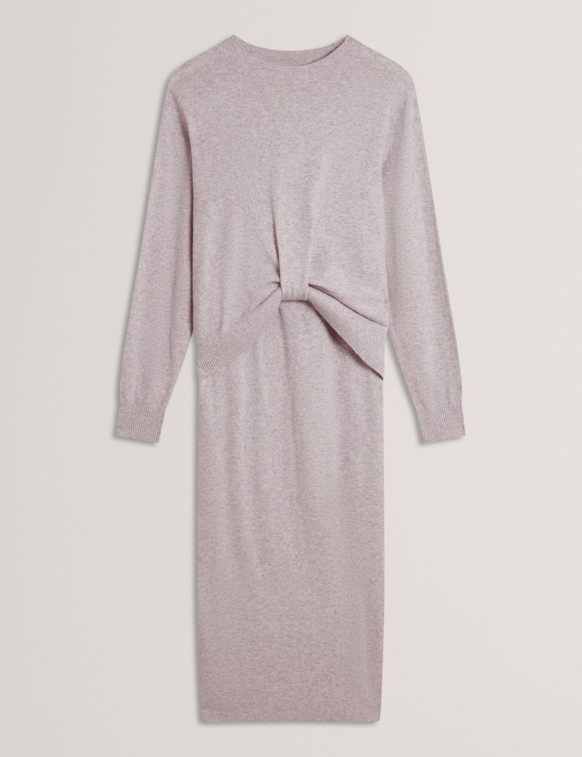Ted Baker Samana Twist Waist Knit Midi Dress Women's