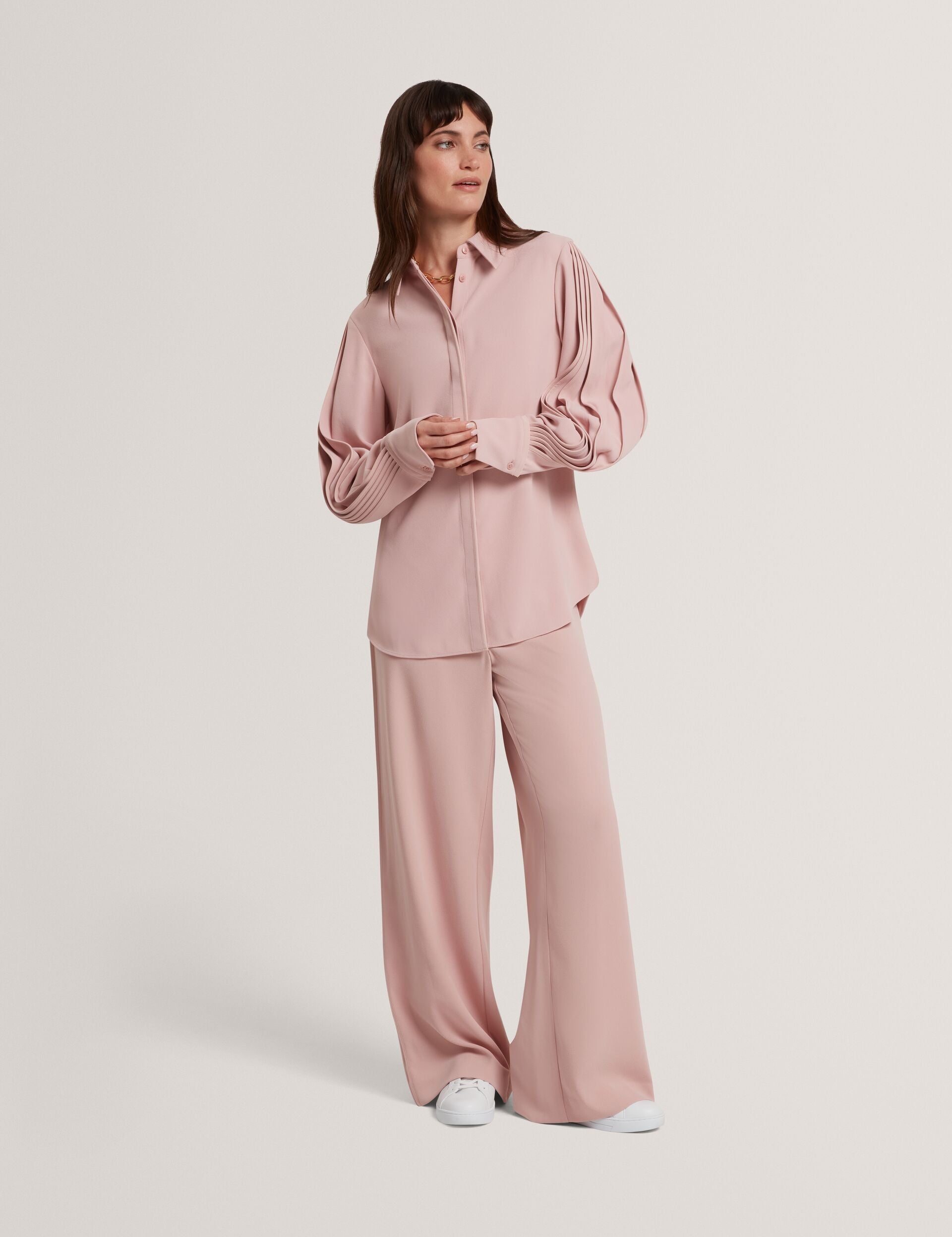 Ted Baker Gorjja Piping Detail Pullon Wide Leg Trousers Women's