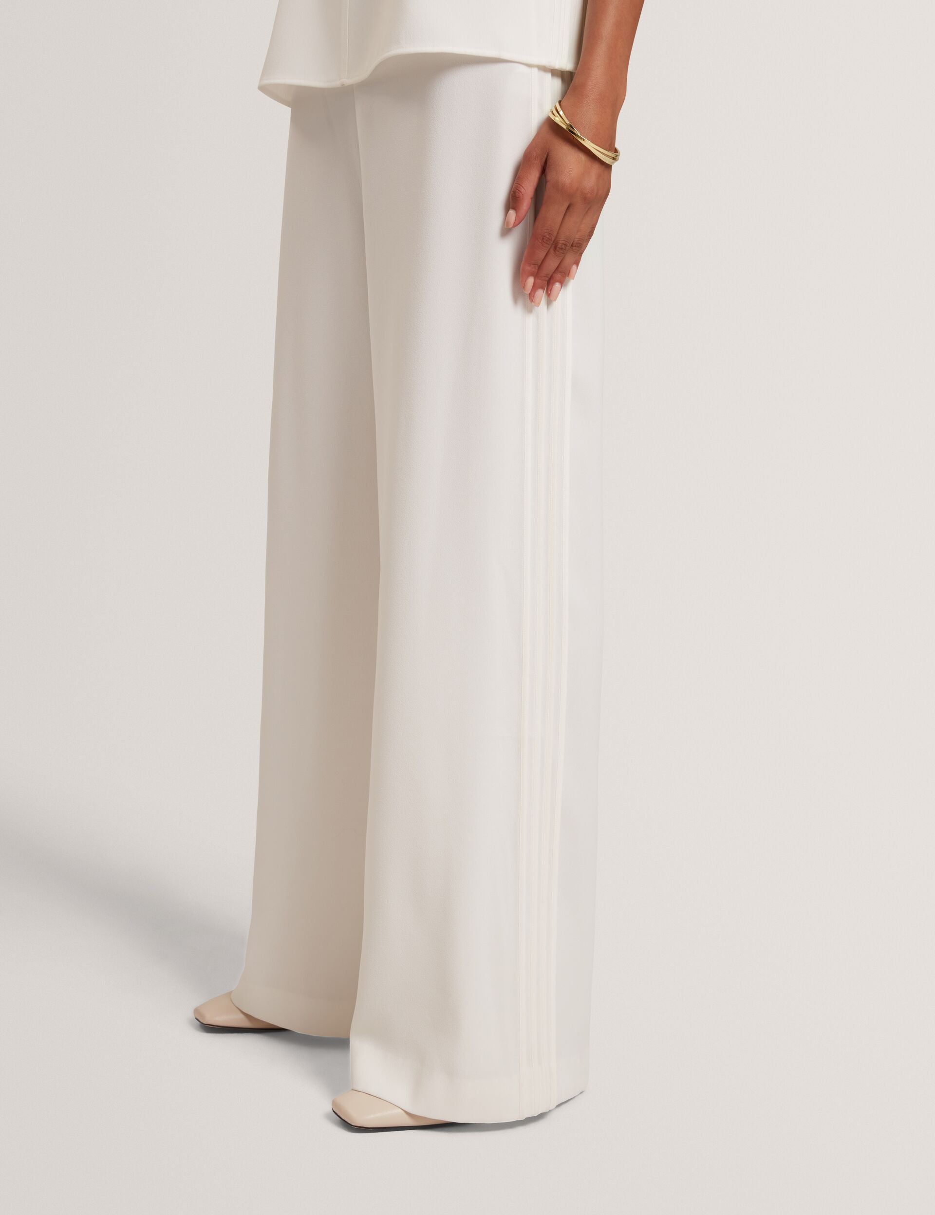 Ted Baker Gorjja Piping Detail Pullon Wide Leg Trousers Women's