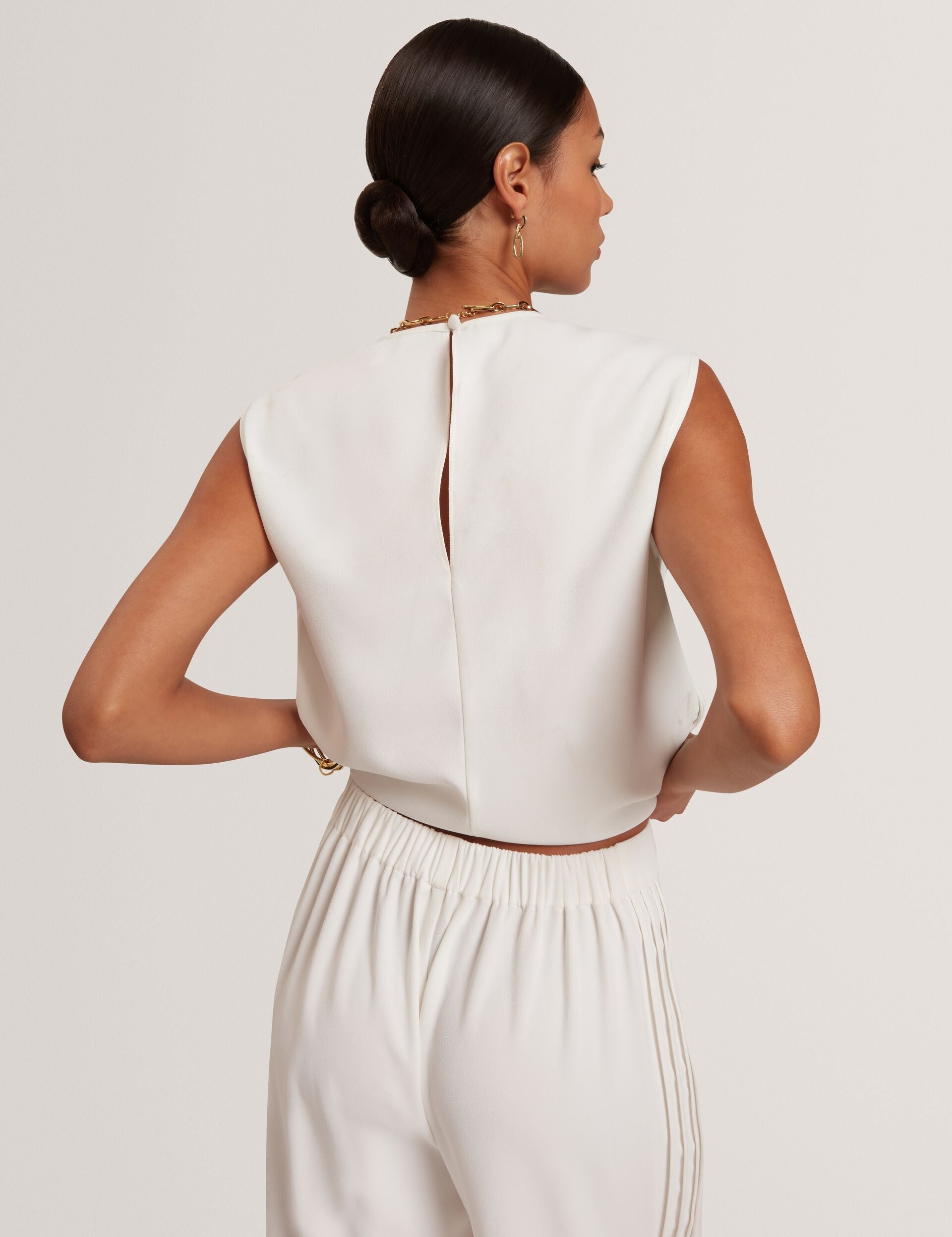 Ted Baker Gorjja Piping Detail Pullon Wide Leg Trousers Women's