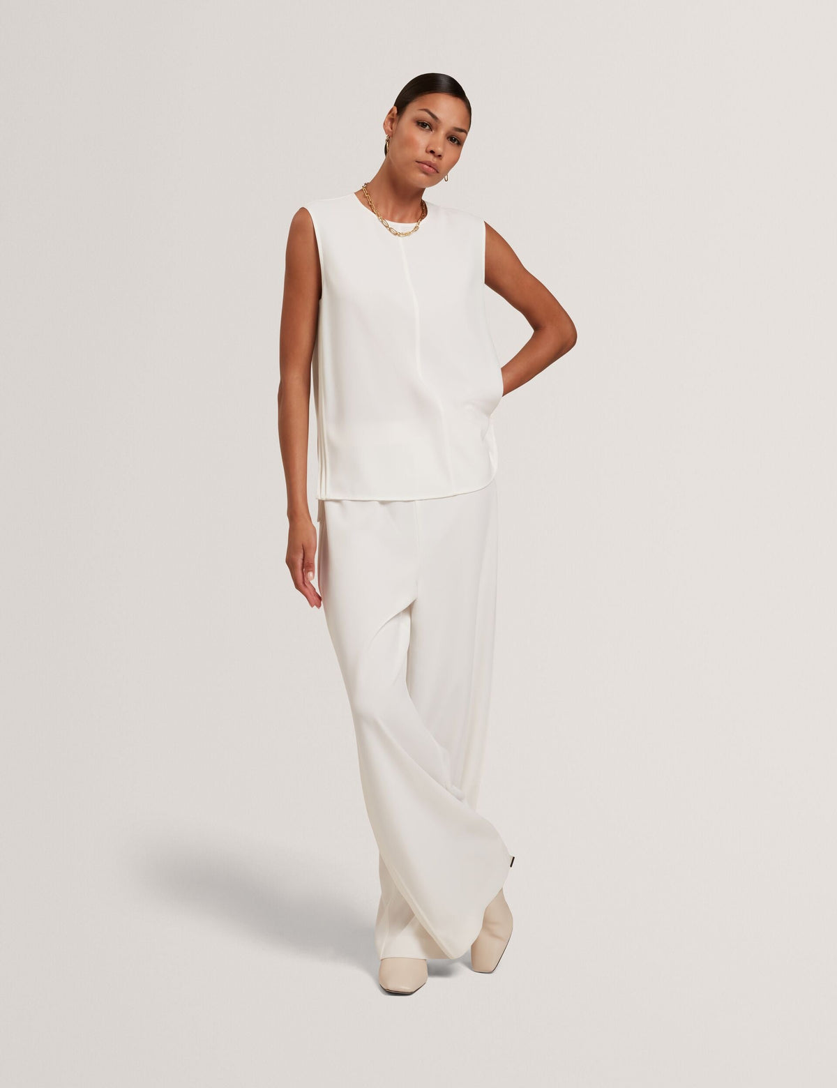 Ted Baker Marmia Piping Detail Woven Sleeveless Top Women's
