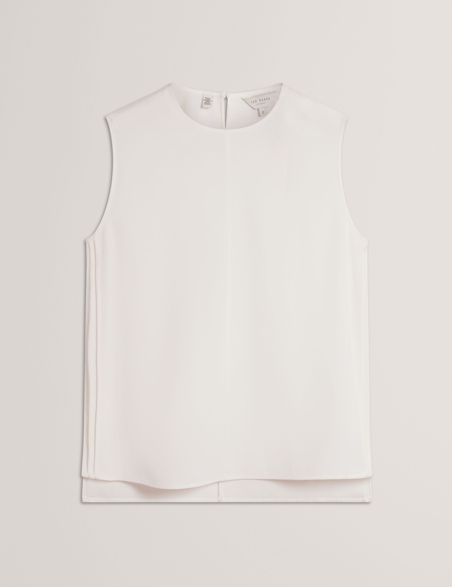 Ted Baker Marmia Piping Detail Woven Sleeveless Top Women's