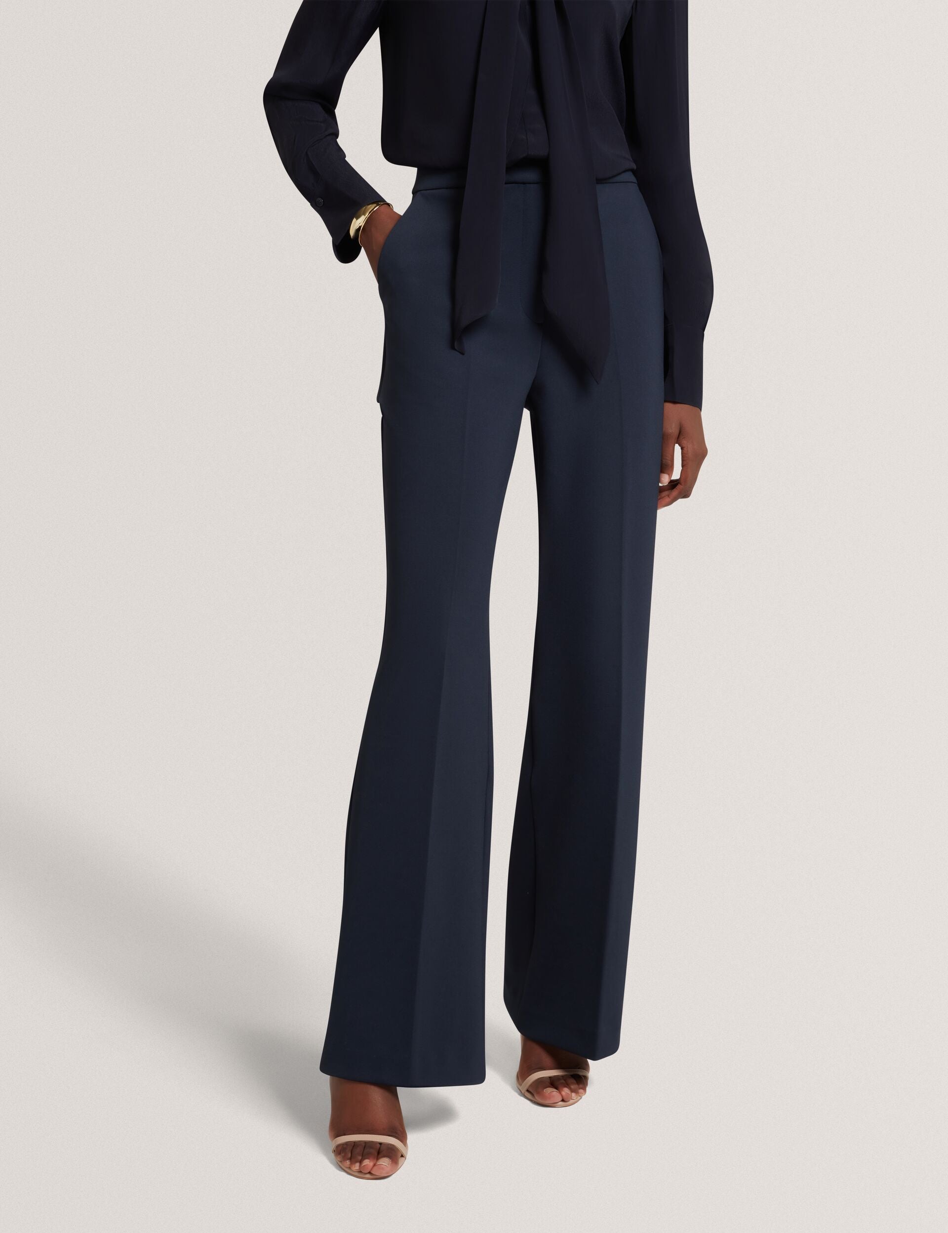 Ted Baker Indriv Tailored High Waisted Flared Trousers Women's