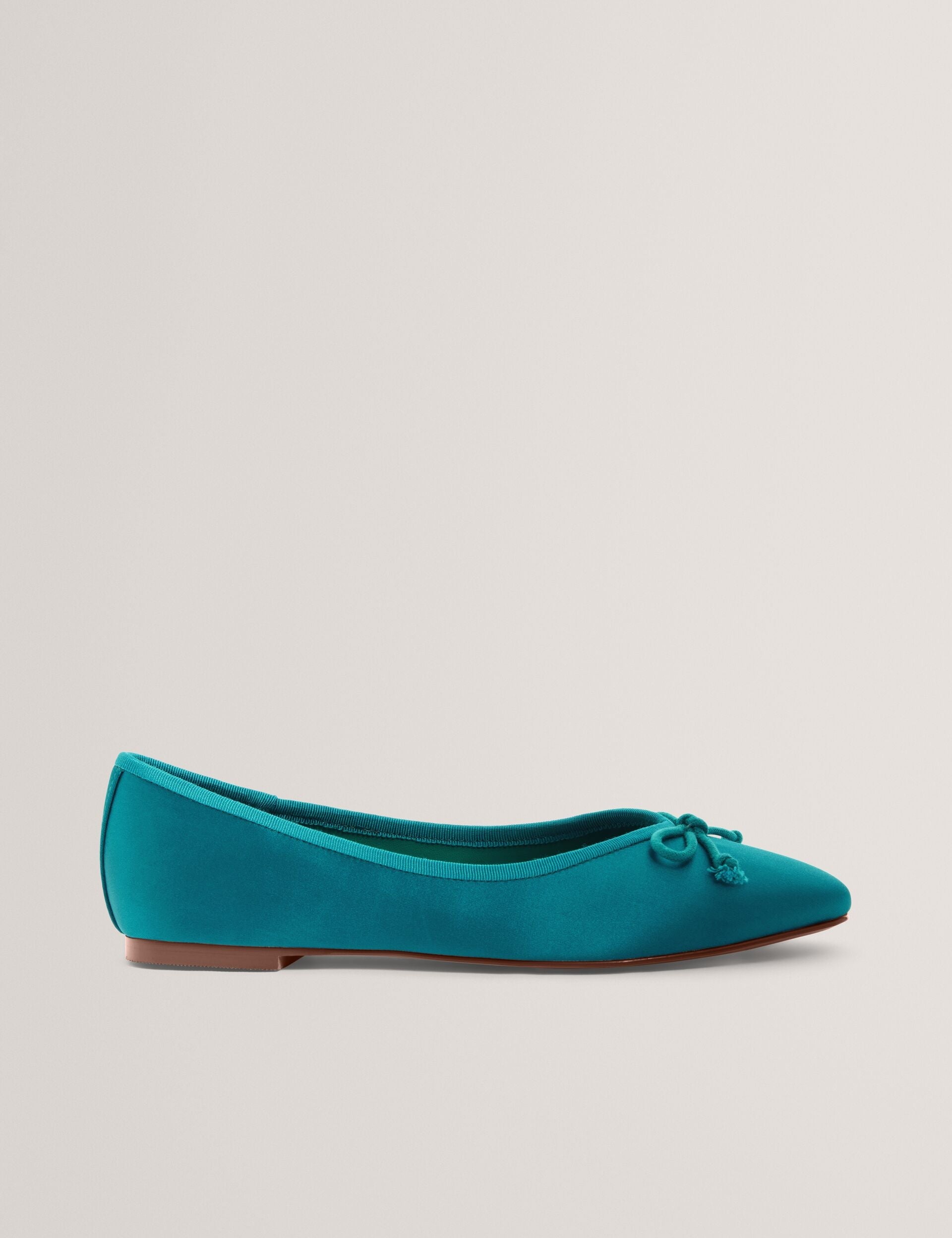 Ted Baker Saliiy Satin Bow Detail Ballet Flats Women's