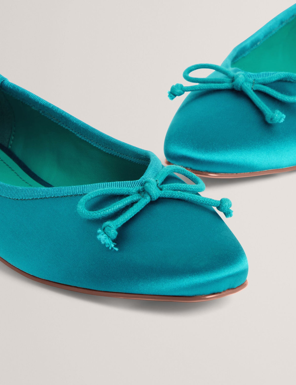 Ted Baker Saliiy Satin Bow Detail Ballet Flats Women's