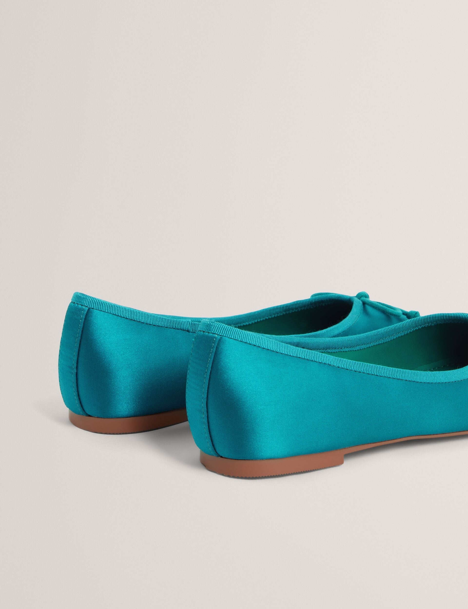Ted Baker Saliiy Satin Bow Detail Ballet Flats Women's