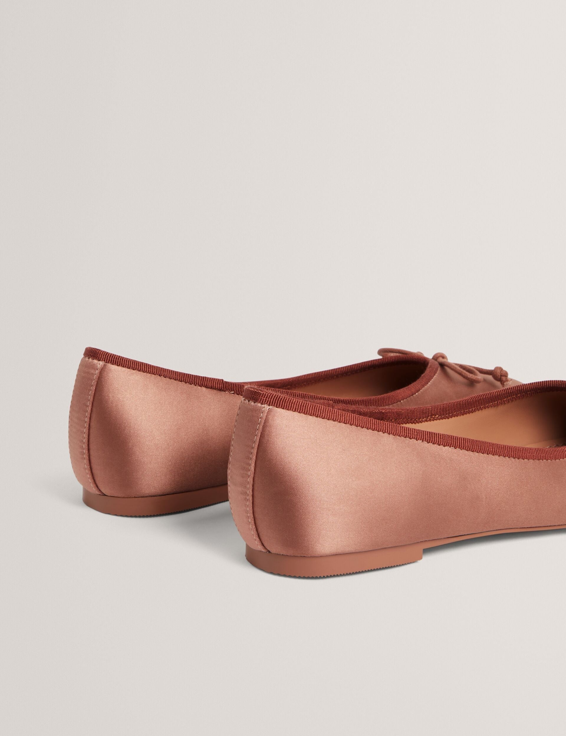 Ted Baker Saliiy Satin Bow Detail Ballet Flats Women's