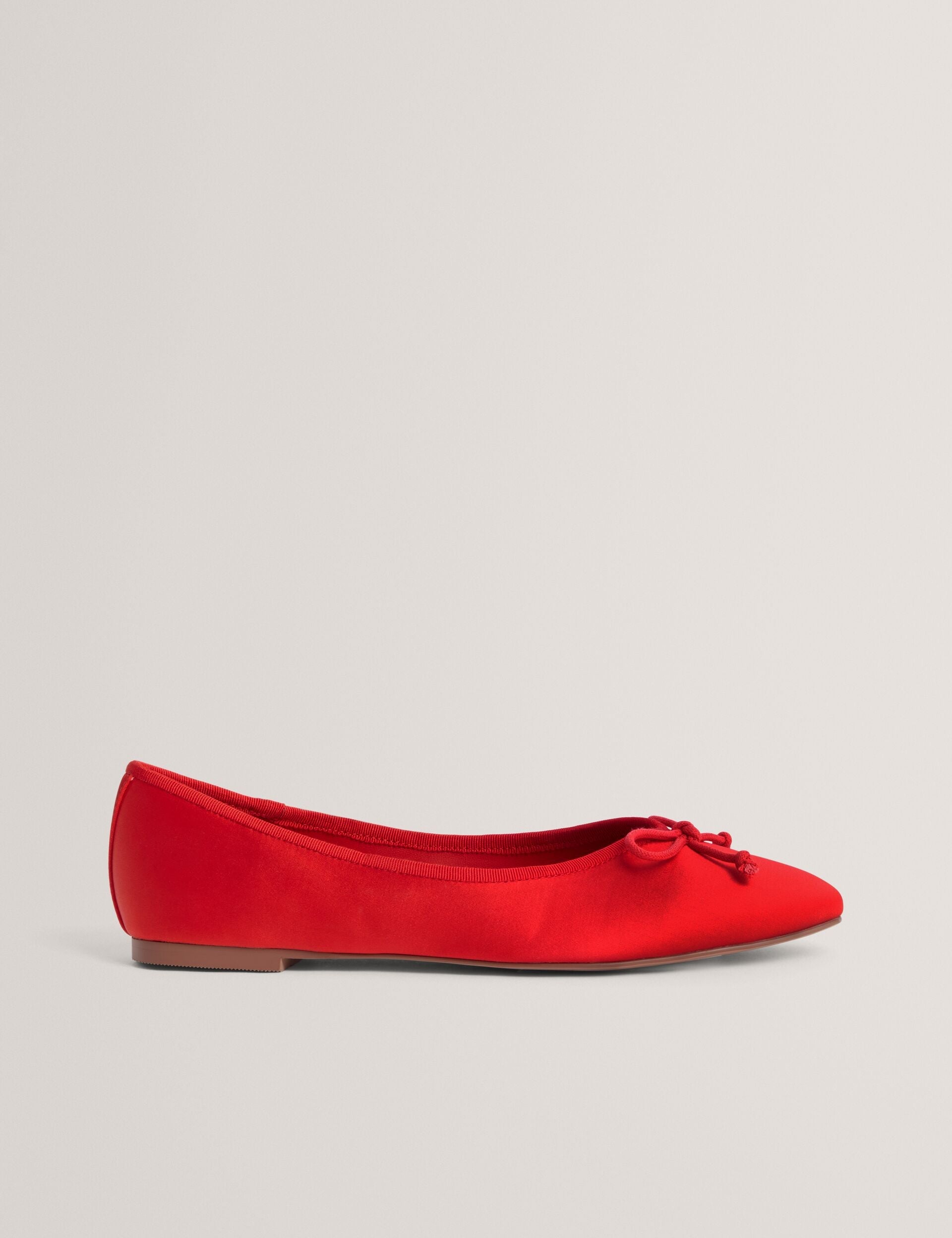 Ted Baker Saliiy Satin Bow Detail Ballet Flats Women's