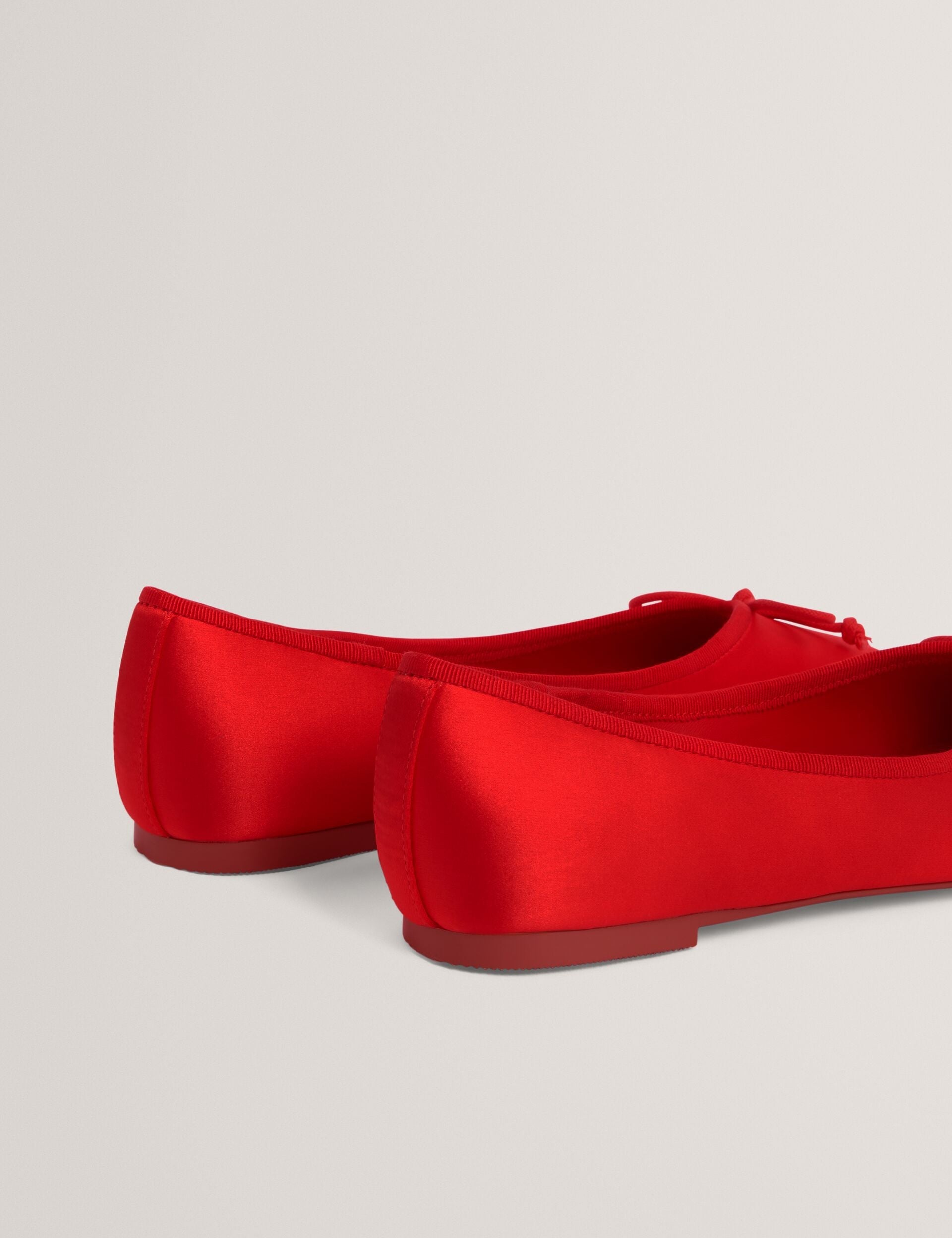 Ted Baker Saliiy Satin Bow Detail Ballet Flats Women's