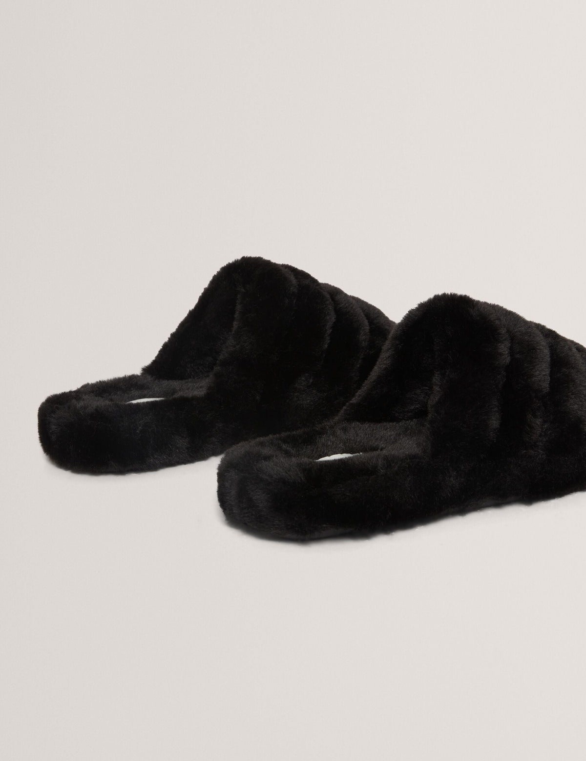 Ted Baker Lopsey Plush Faux Fur Mule Slippers Women's