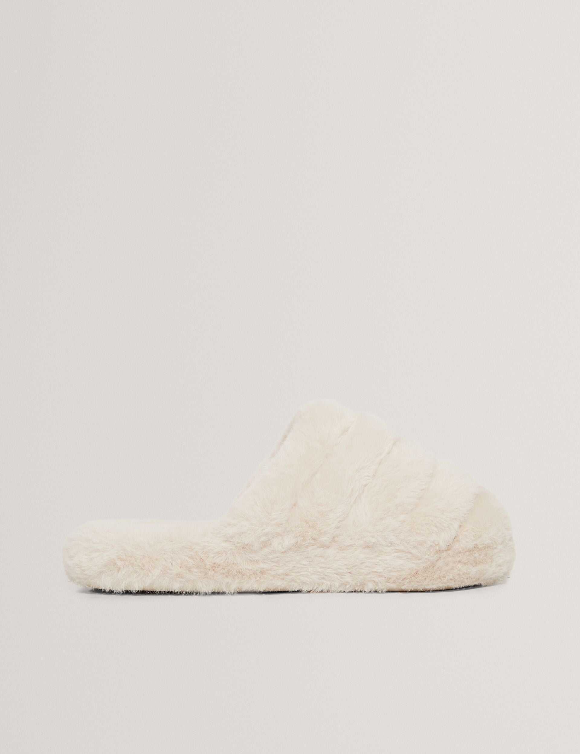 Ted Baker Lopsey Plush Faux Fur Mule Slippers Women's