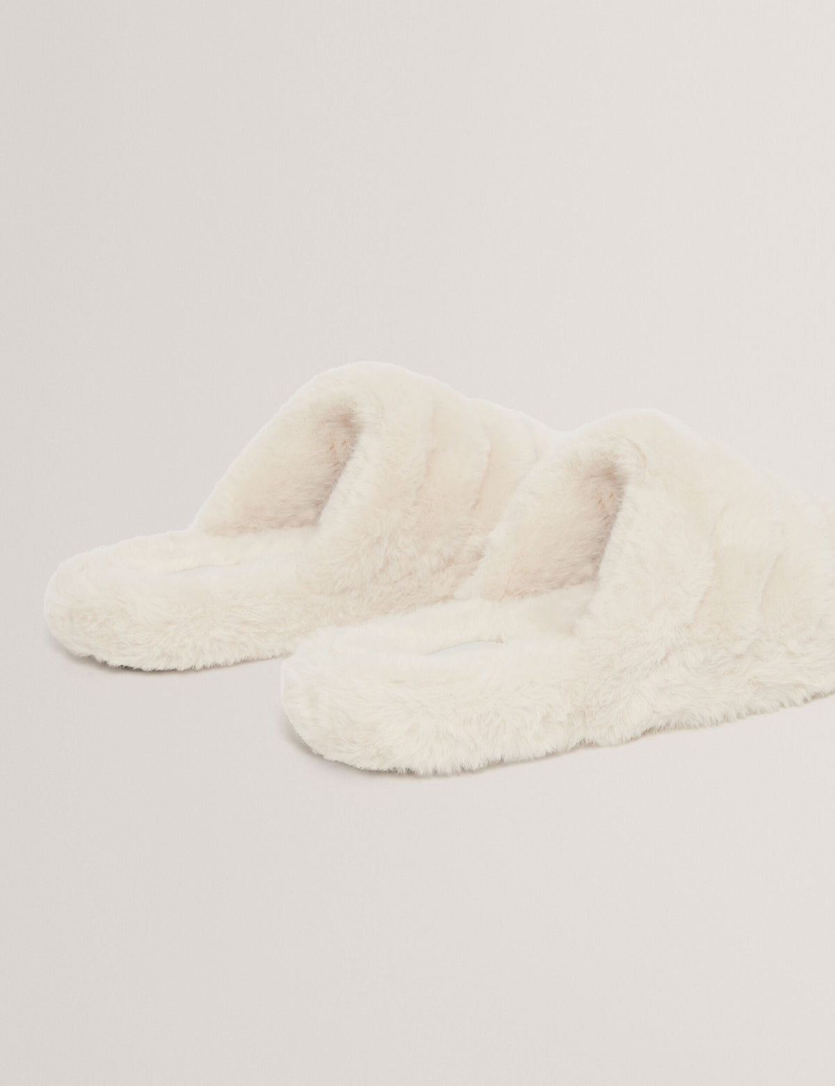 Ted Baker Lopsey Plush Faux Fur Mule Slippers Women's