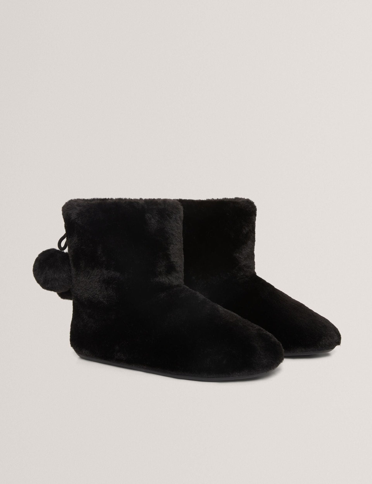Ted Baker Hamonda Faux Fur Pompom Slipper Boots Women's