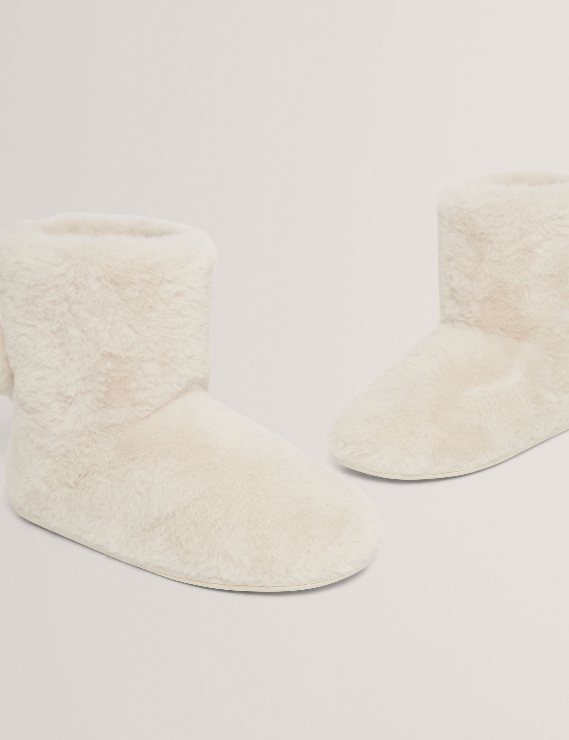 Ted Baker Hamonda Faux Fur Pompom Slipper Boots Women's
