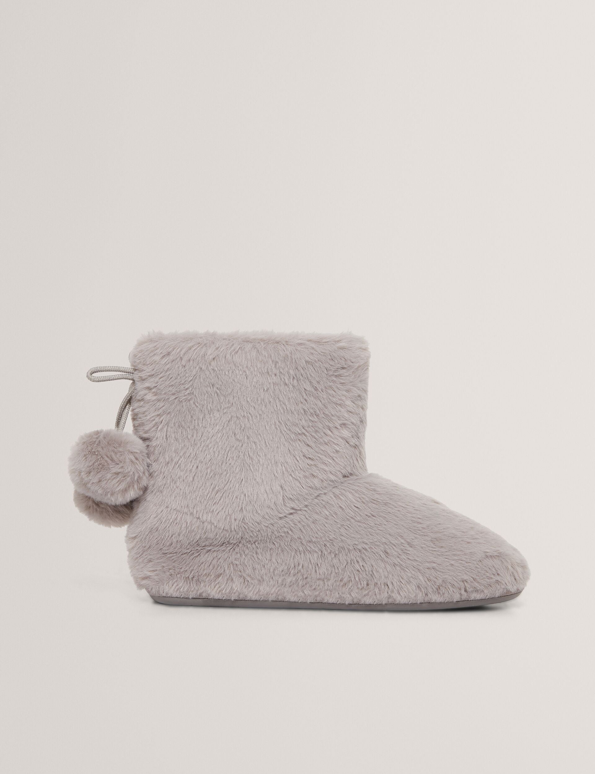 Ted Baker Hamonda Faux Fur Pompom Slipper Boots Women's