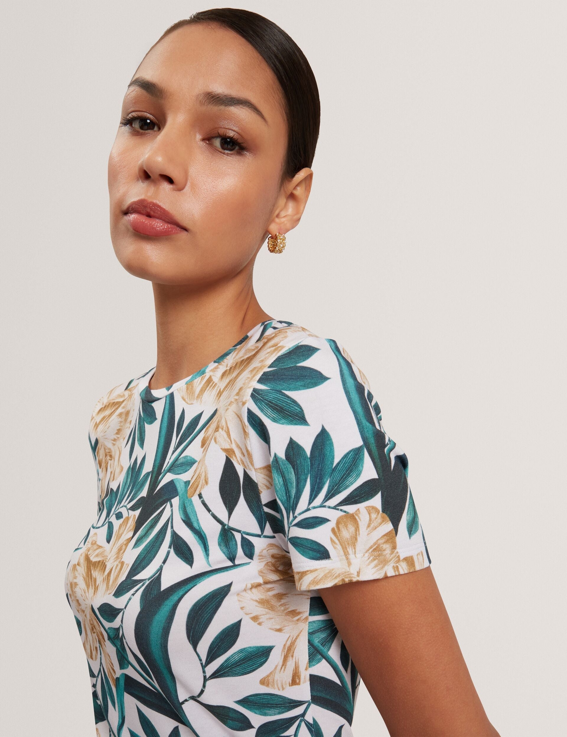 Ted Baker Selley Printed Fitted Tee Women's