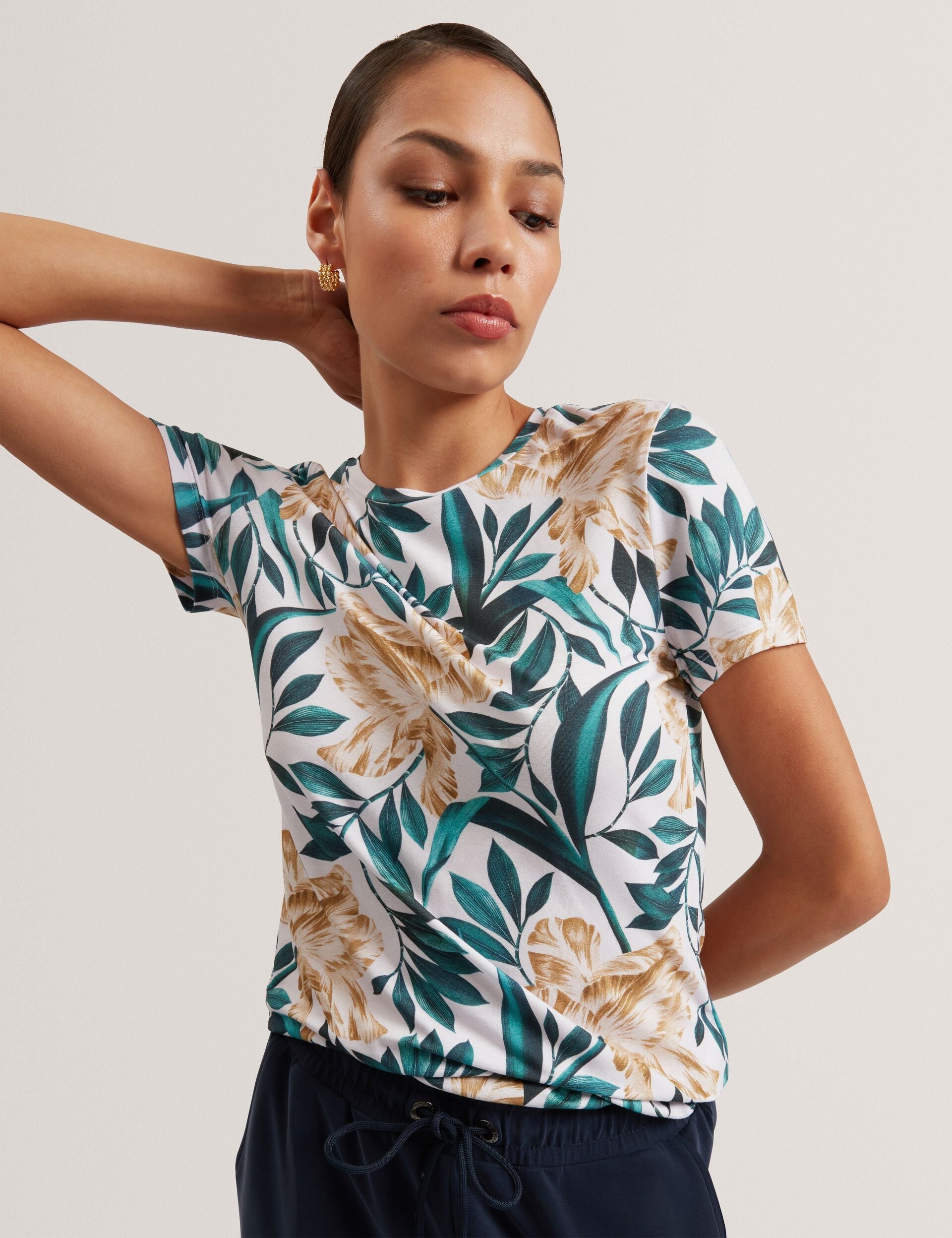 Ted Baker Selley Printed Fitted Tee Women's