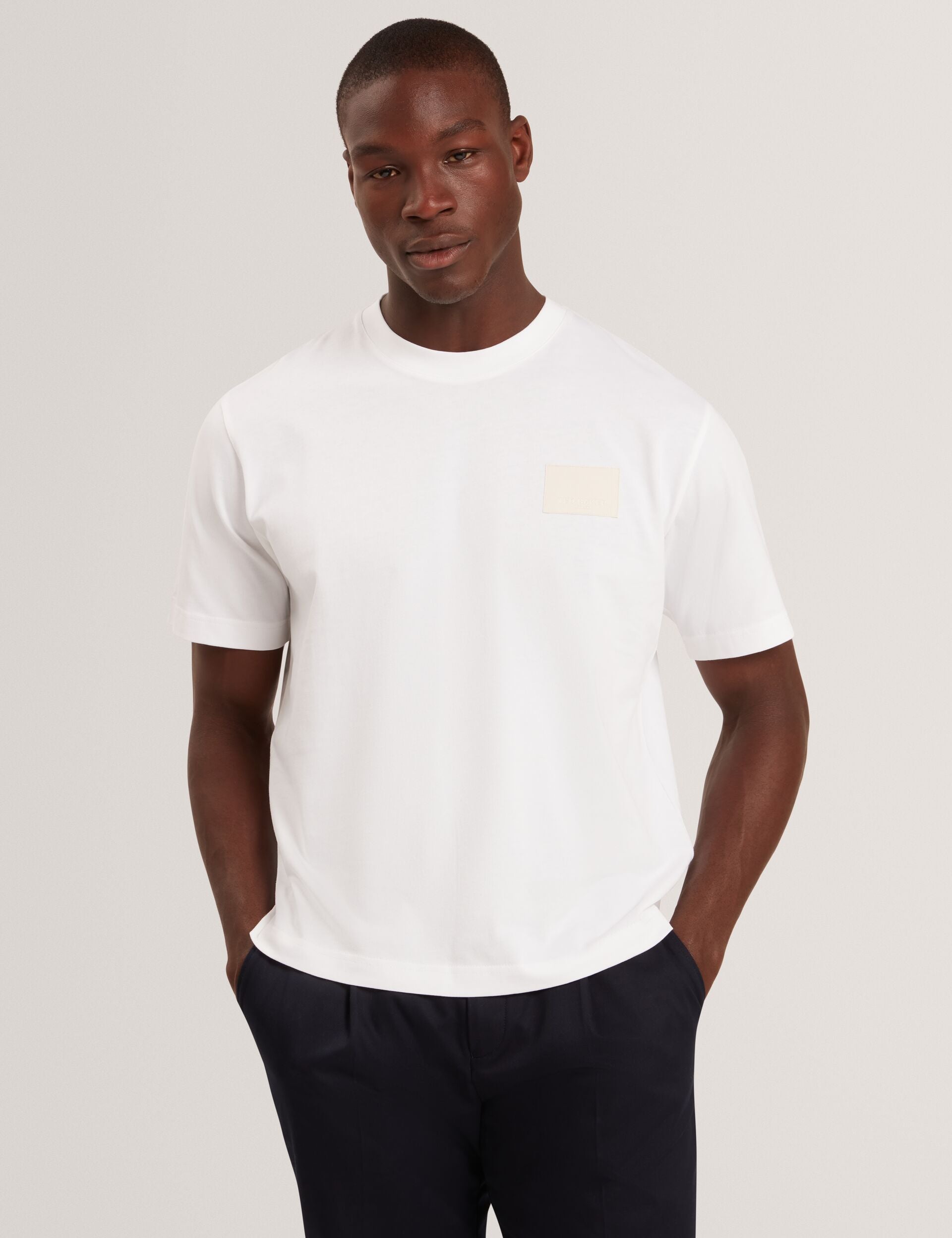 Ted Baker Lucka Tb Branded Heavy Weight Tshirt
