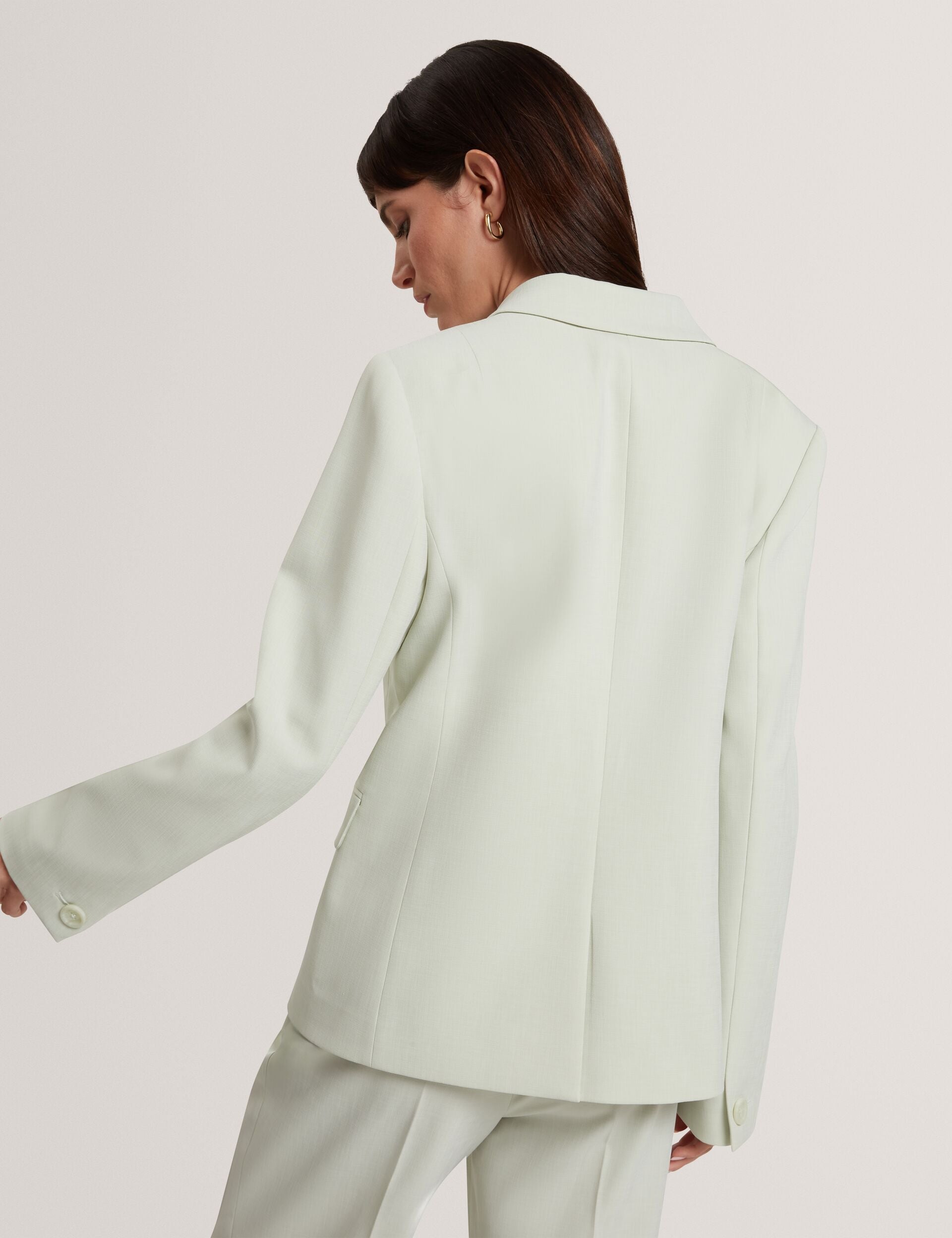 Ted Baker Brida Woven Double Breasted Suit Blazer Women's