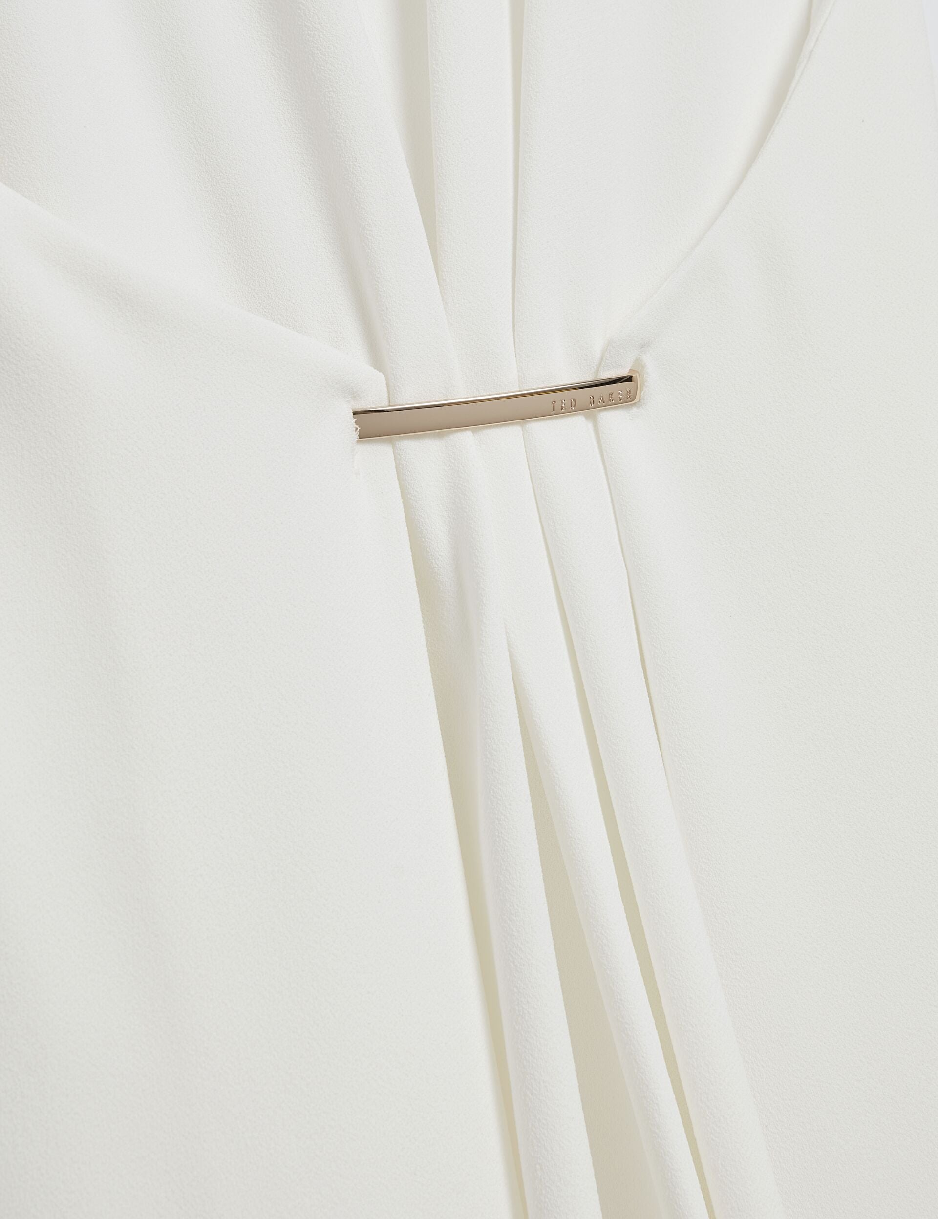 Ted Baker Miyaka Gathered Bar Detail Sleeveless Midi Dress Women's