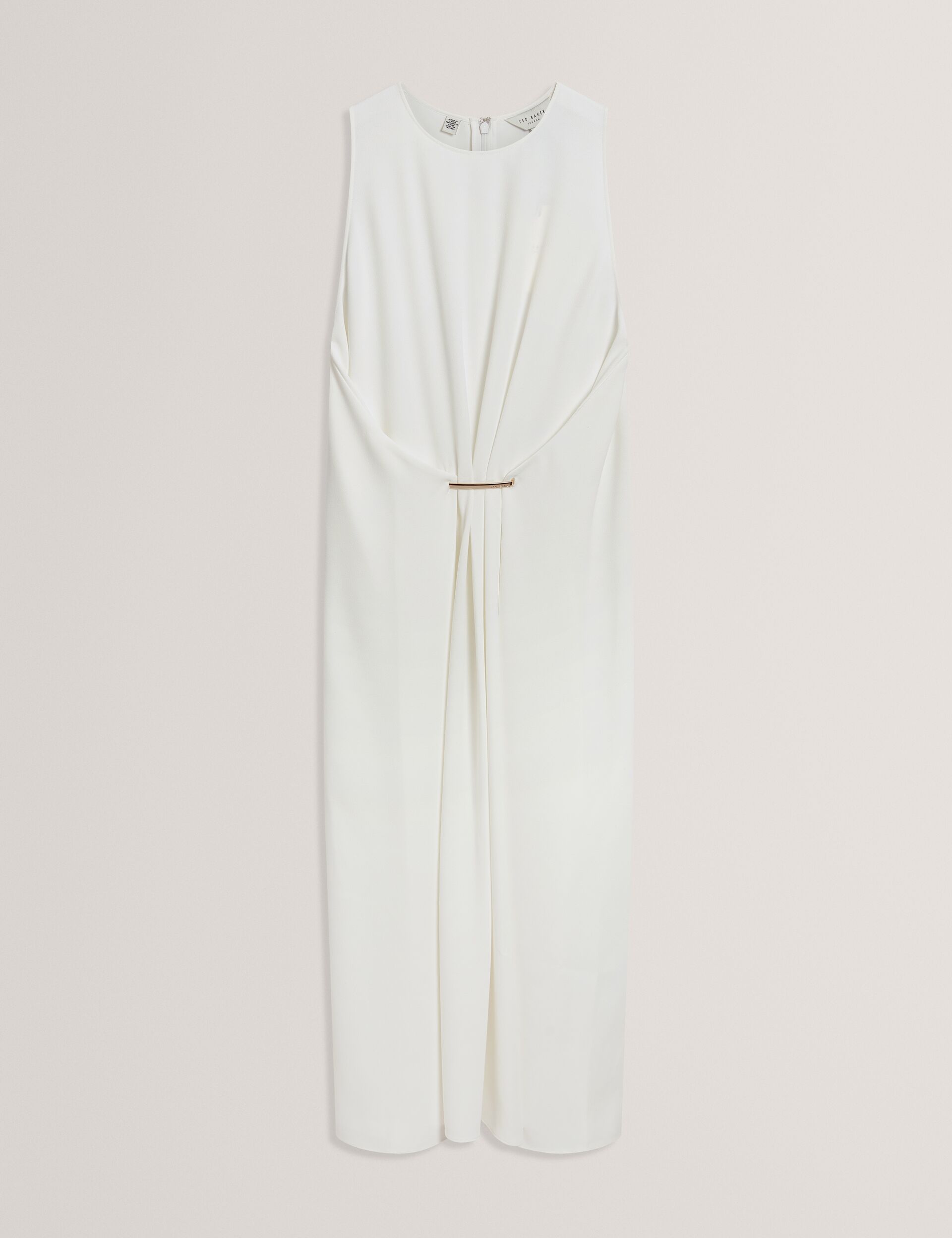 Ted Baker Miyaka Gathered Bar Detail Sleeveless Midi Dress Women's