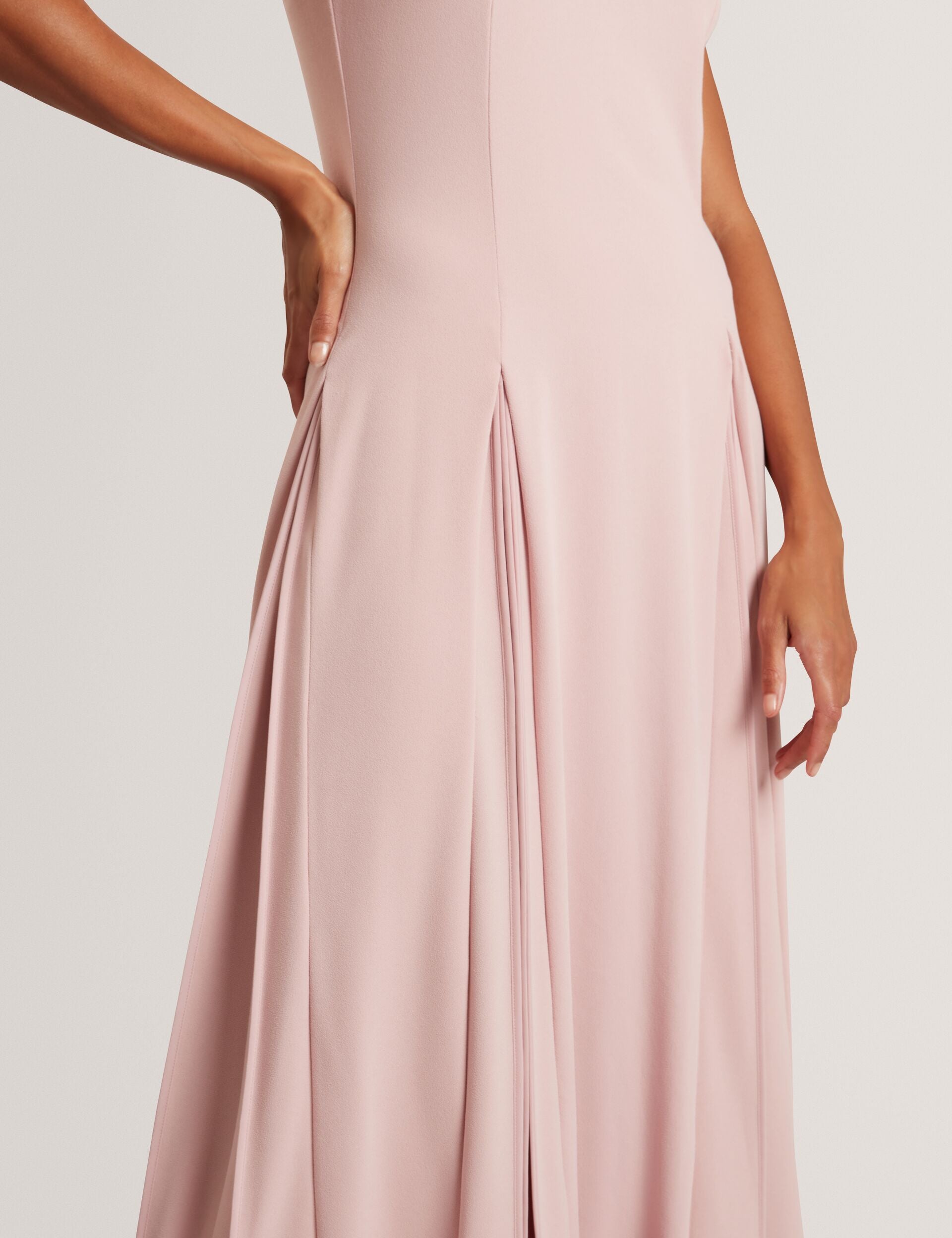 Ted Baker Carneli Sleeveless Inverted Pleat Midi Dress Women's