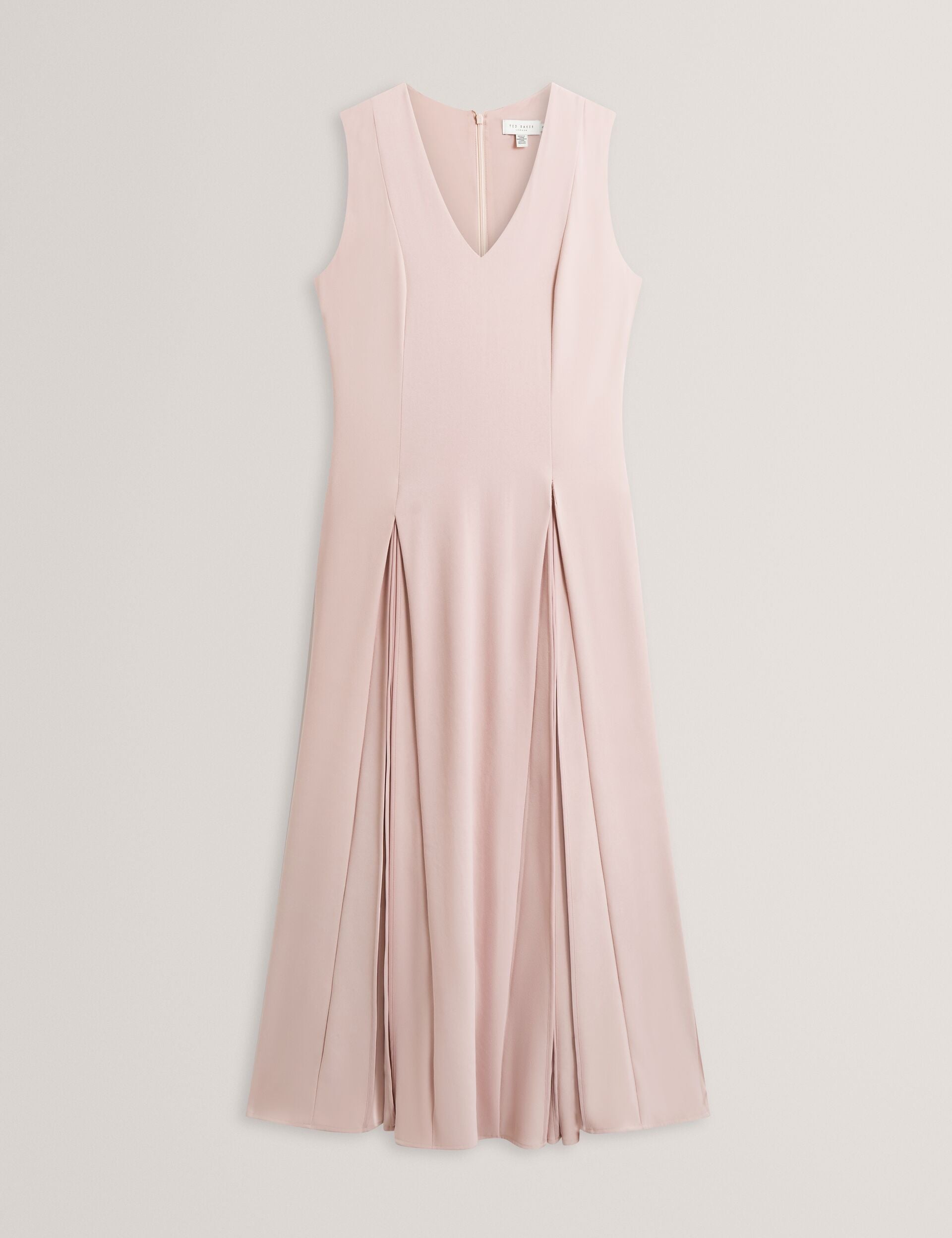 Ted Baker Carneli Sleeveless Inverted Pleat Midi Dress Women's