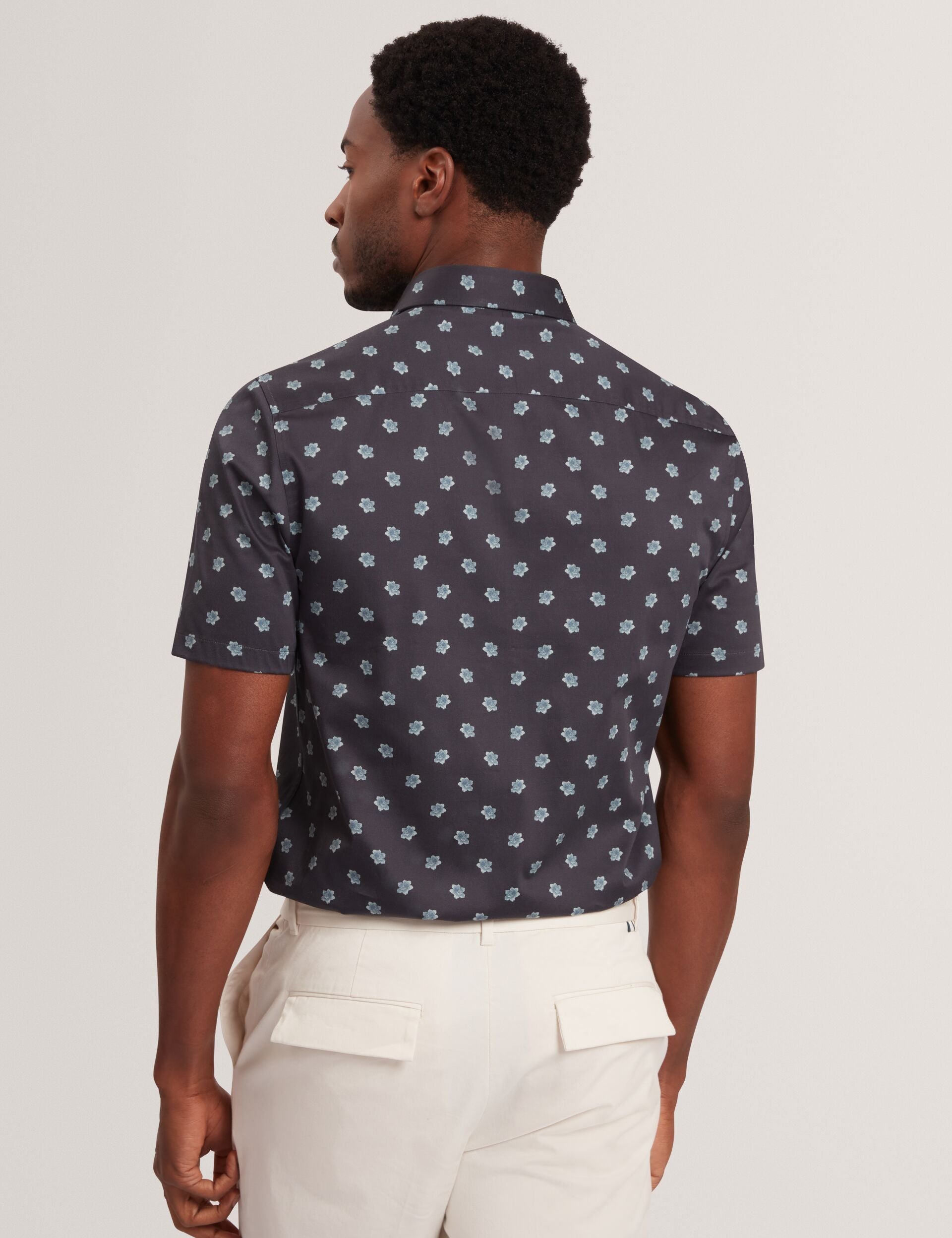 Ted Baker Chaska Mini Floral Print Short Sleeve Shirt