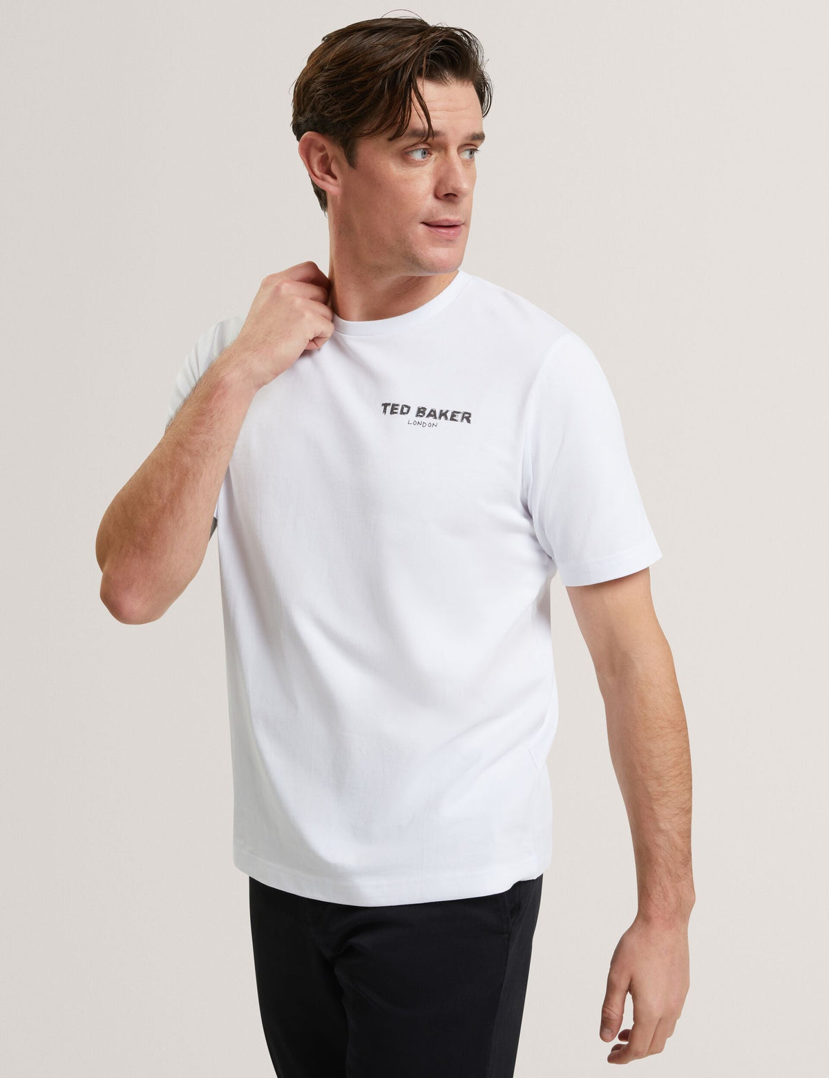 Ted Baker Ramoss Flamingo Back Graphic Cotton Tshirt