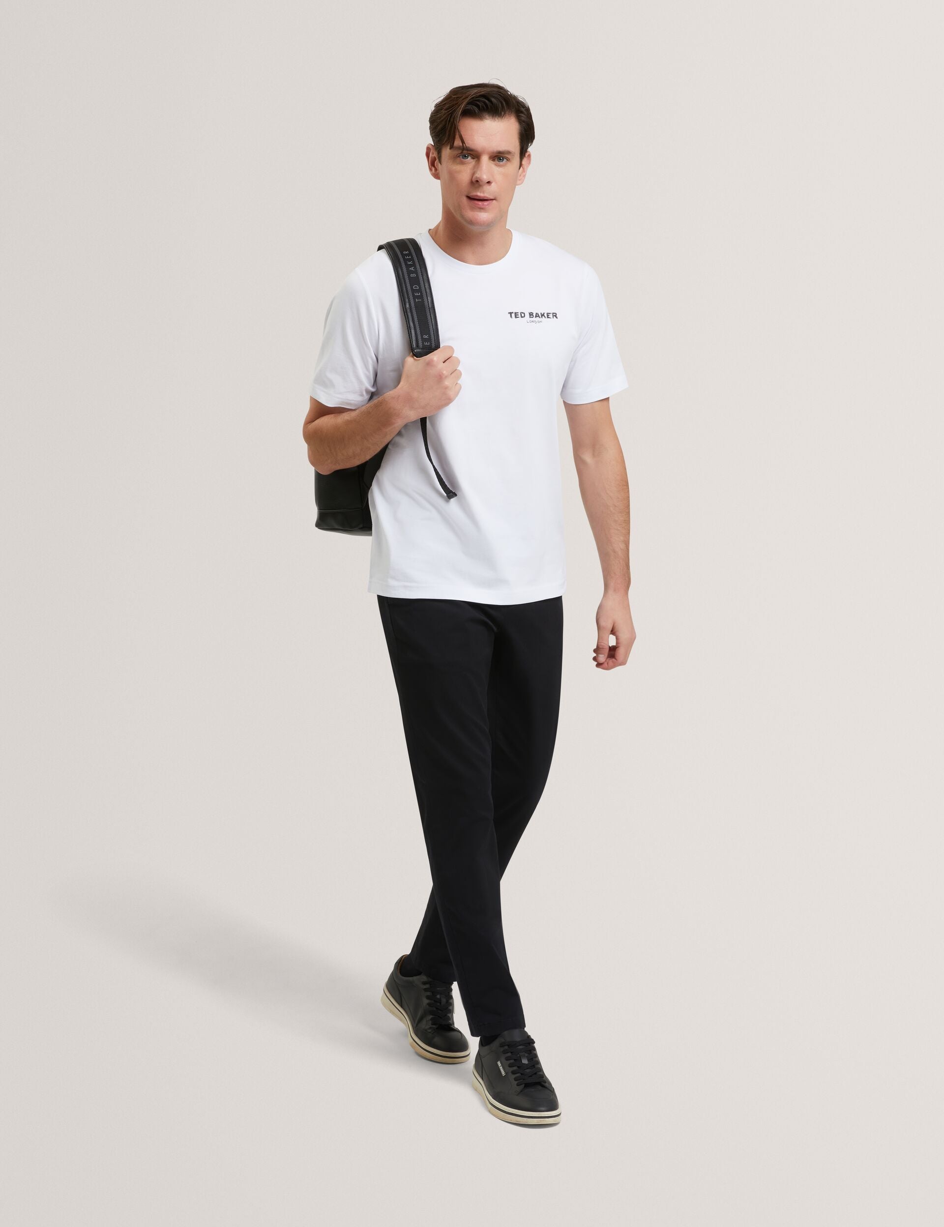 Ted Baker Ramoss Flamingo Back Graphic Cotton Tshirt