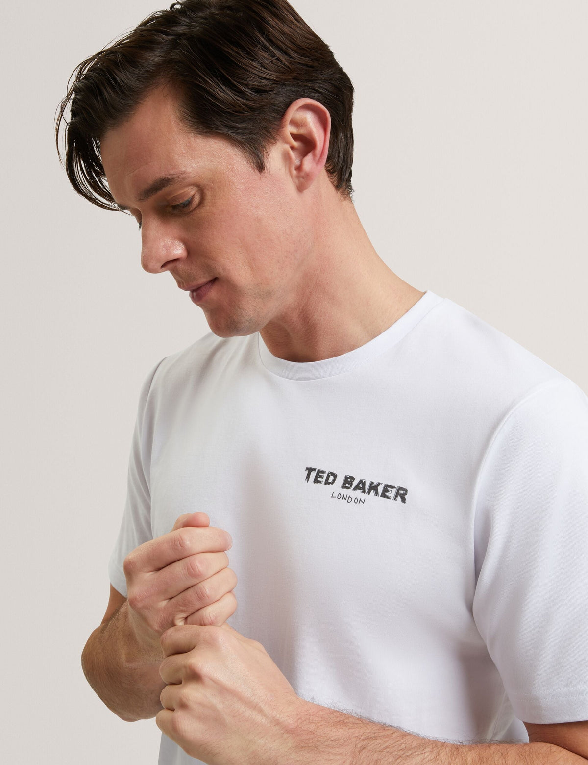 Ted Baker Ramoss Flamingo Back Graphic Cotton Tshirt