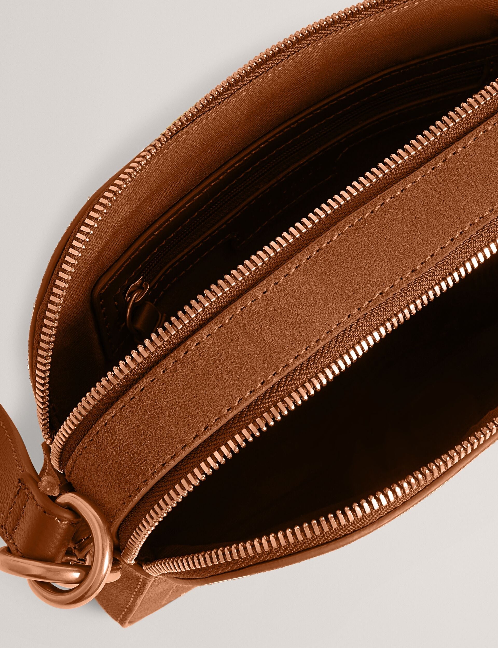 Ted Baker Shayane Suede Webbing Camera Crossbody Bag Women's