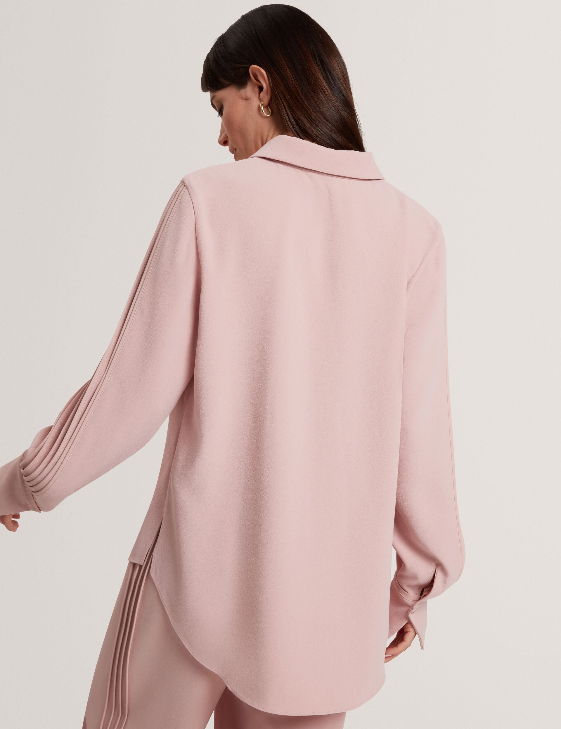 Ted Baker Miriti Piping Detail Relaxed Long Sleeve Shirt Women's