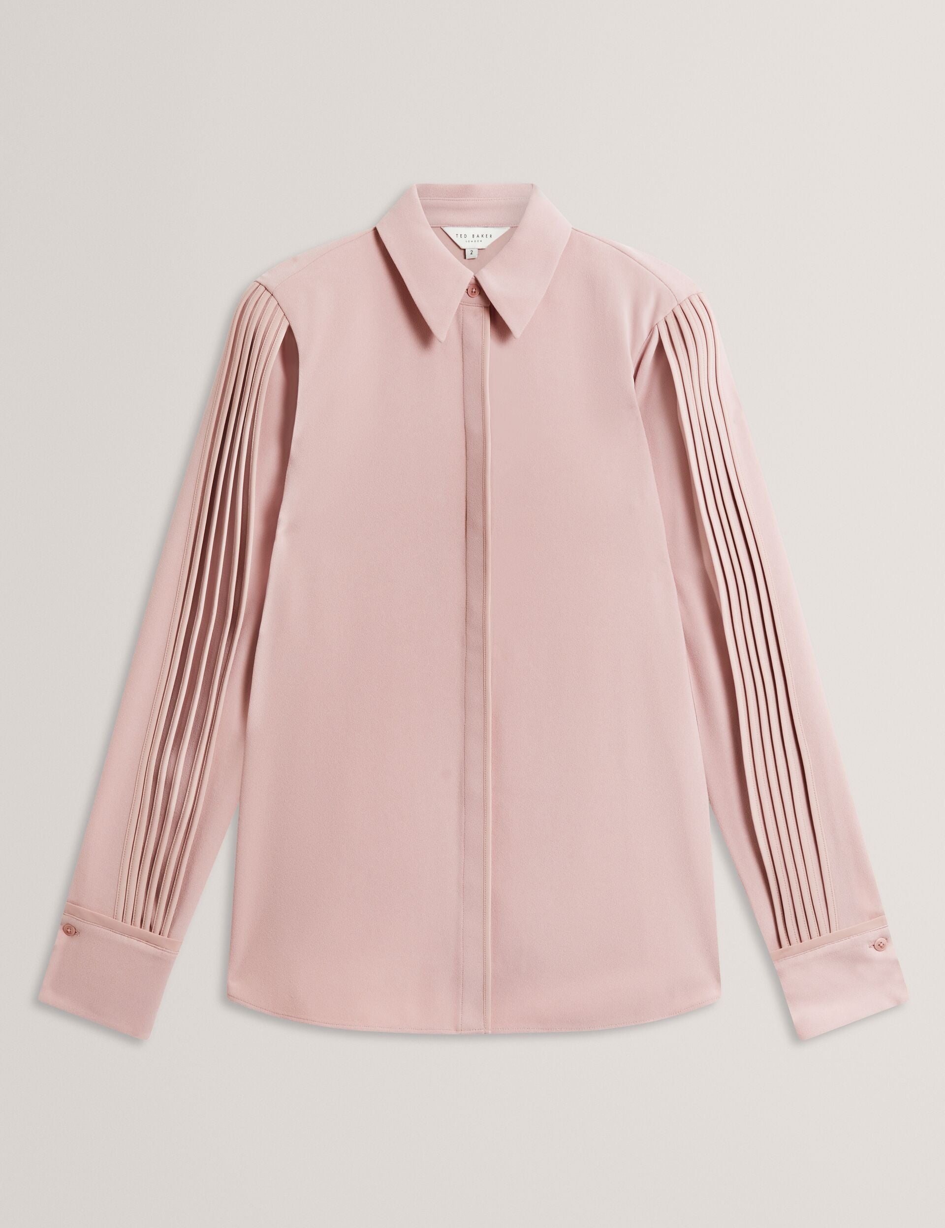 Ted Baker Miriti Piping Detail Relaxed Long Sleeve Shirt Women's