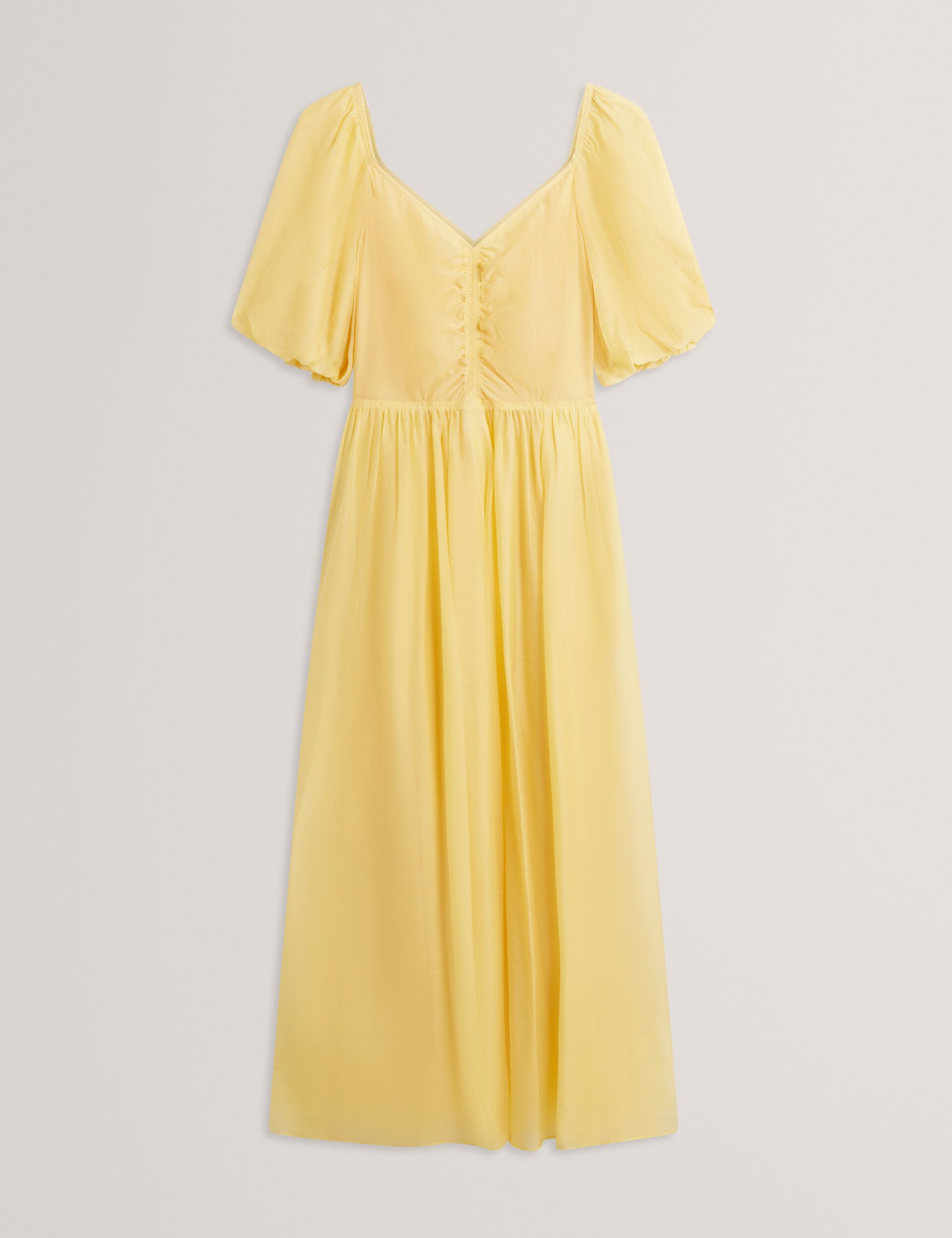 Ted Baker Orlaah Puff Sleeve Vneck Woven Midi Dress Women's