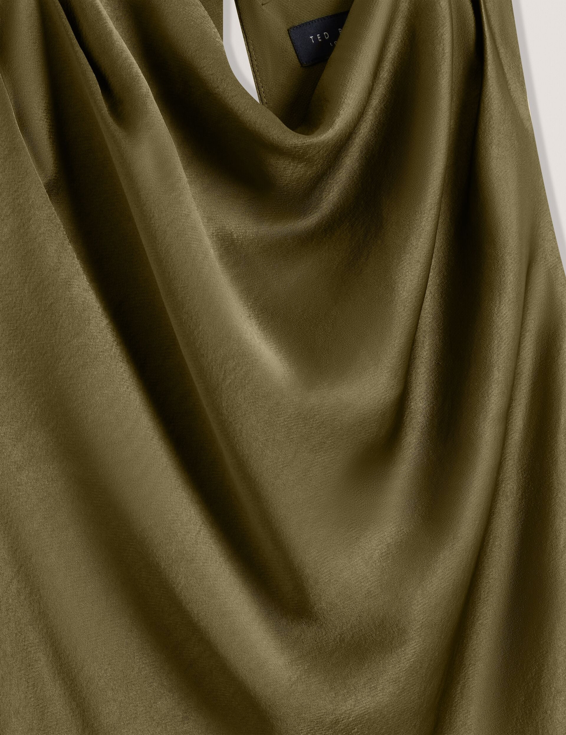 Ted Baker Liimaa Sleeveless Cowl Neck Satin Midi Dress Women's