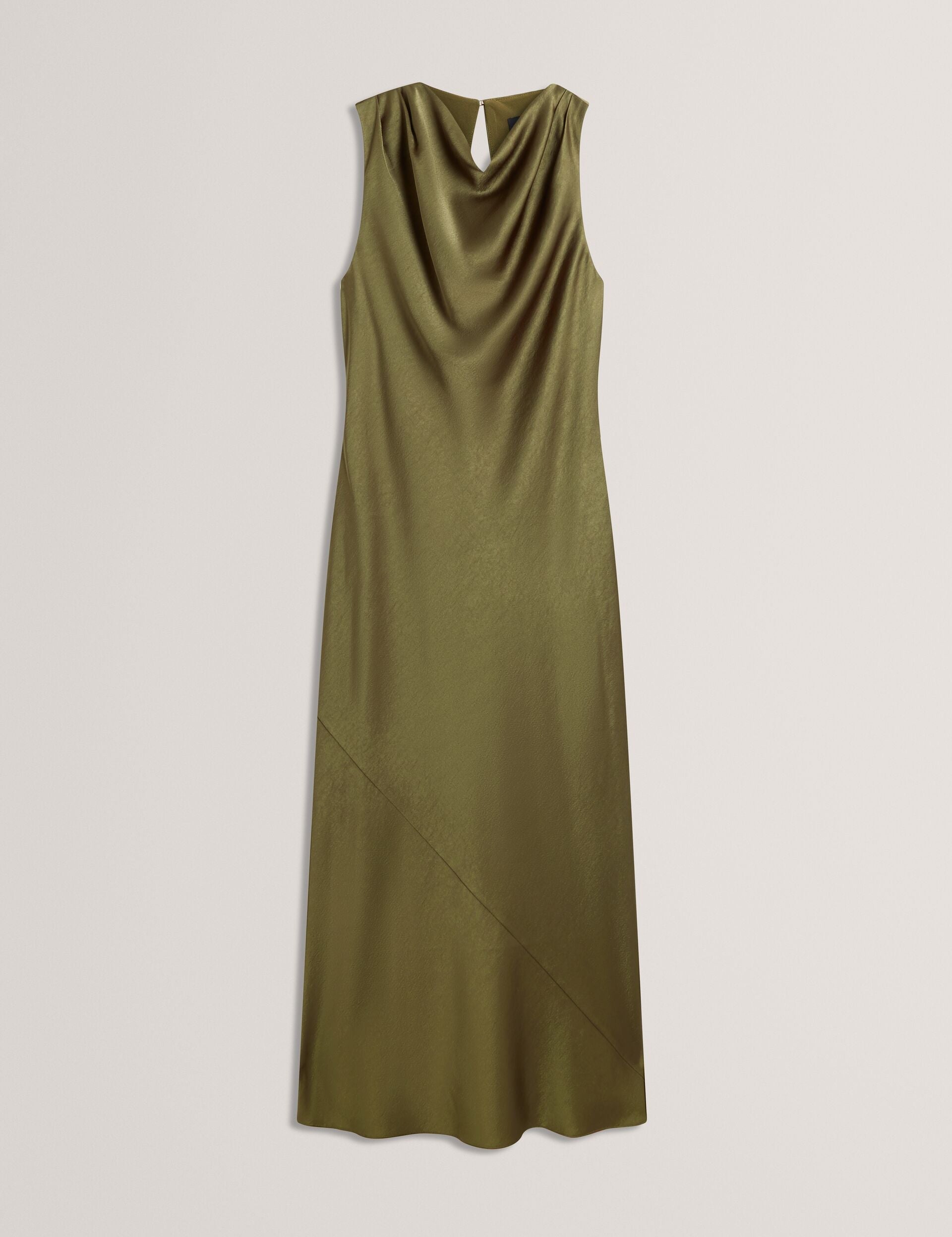 Ted Baker Liimaa Sleeveless Cowl Neck Satin Midi Dress Women's