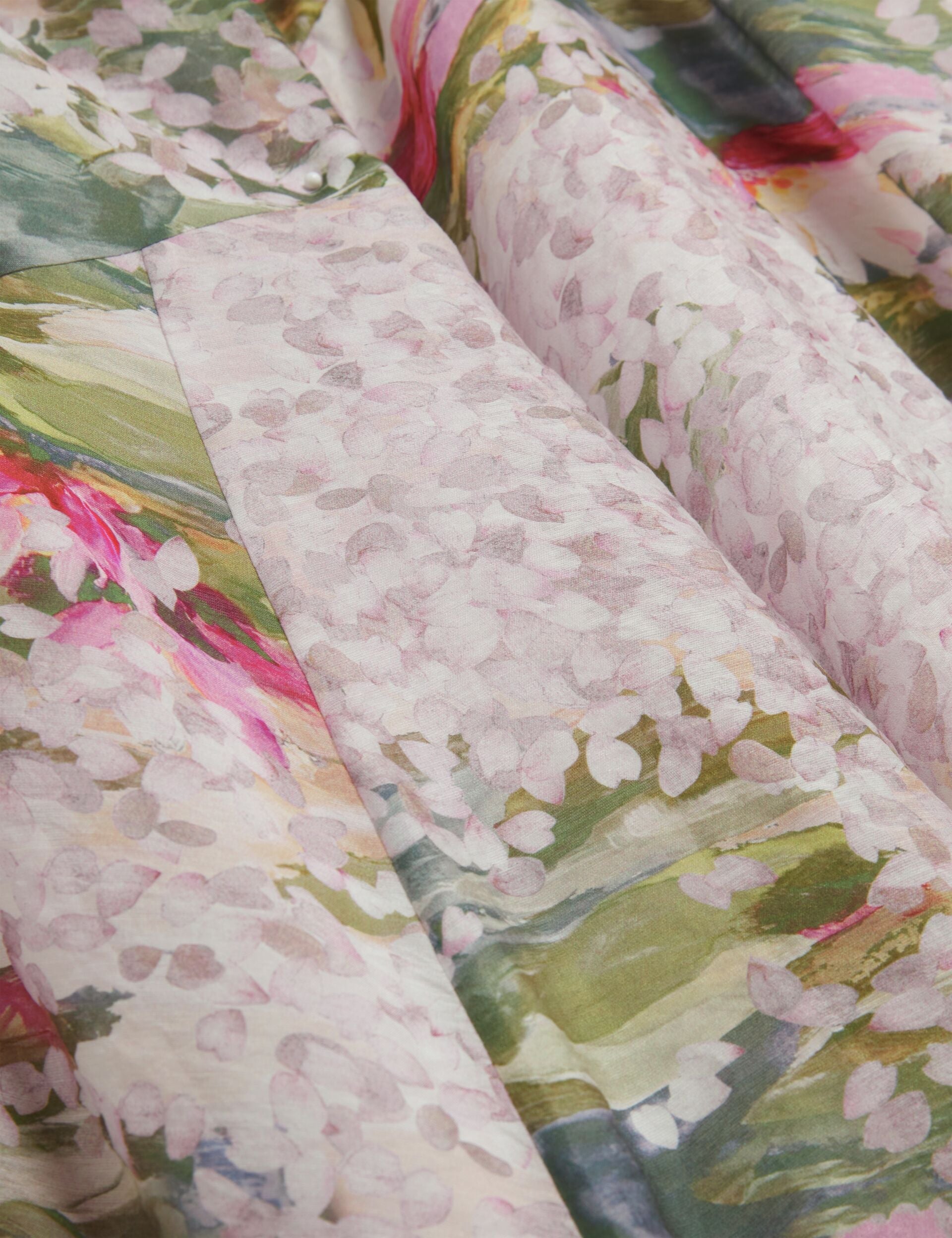 Ted Baker Layda Lilypad Print Aline Midi Skirt Women's