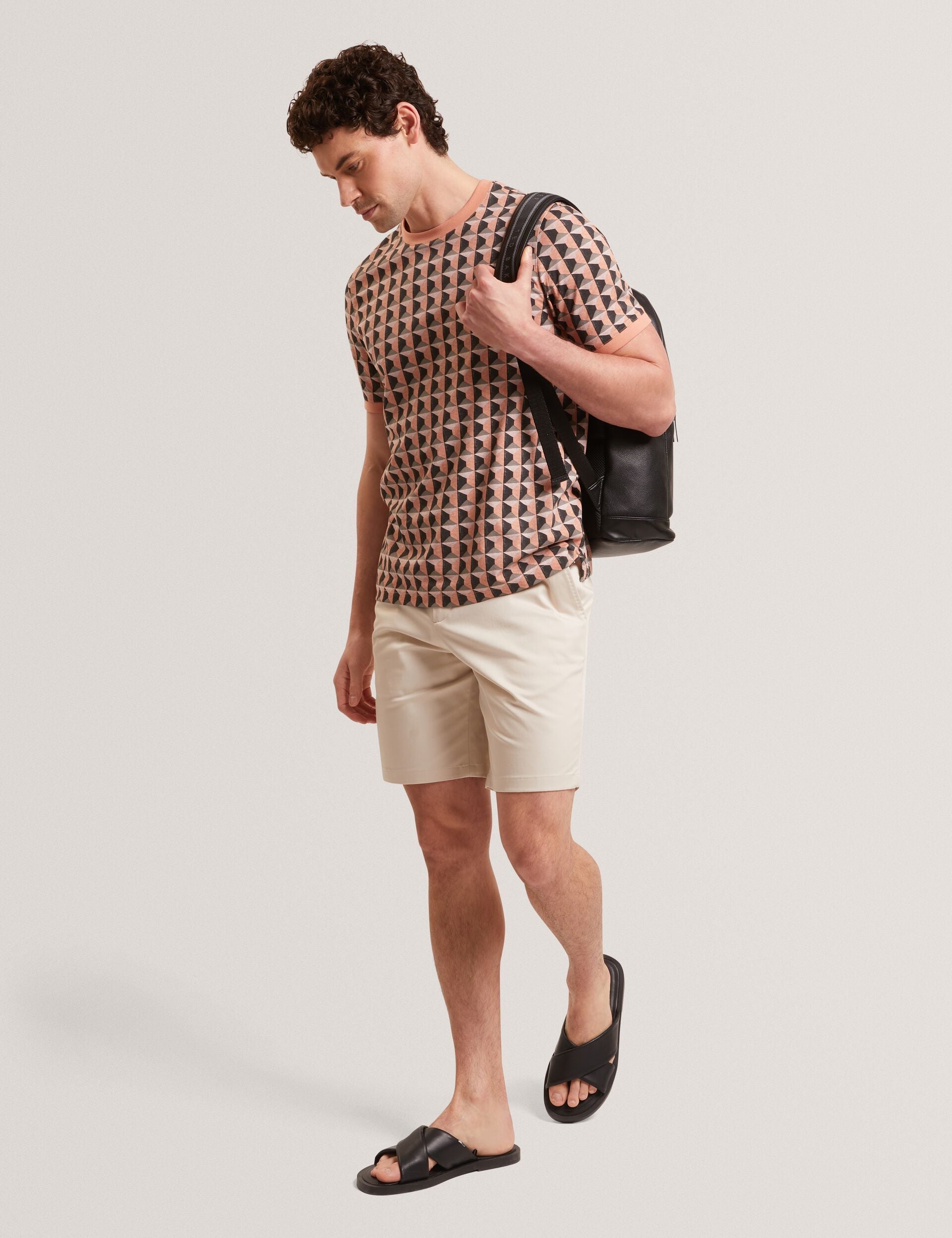Ted Baker Loweton Slim Leg Stretch Cotton Chino Shorts