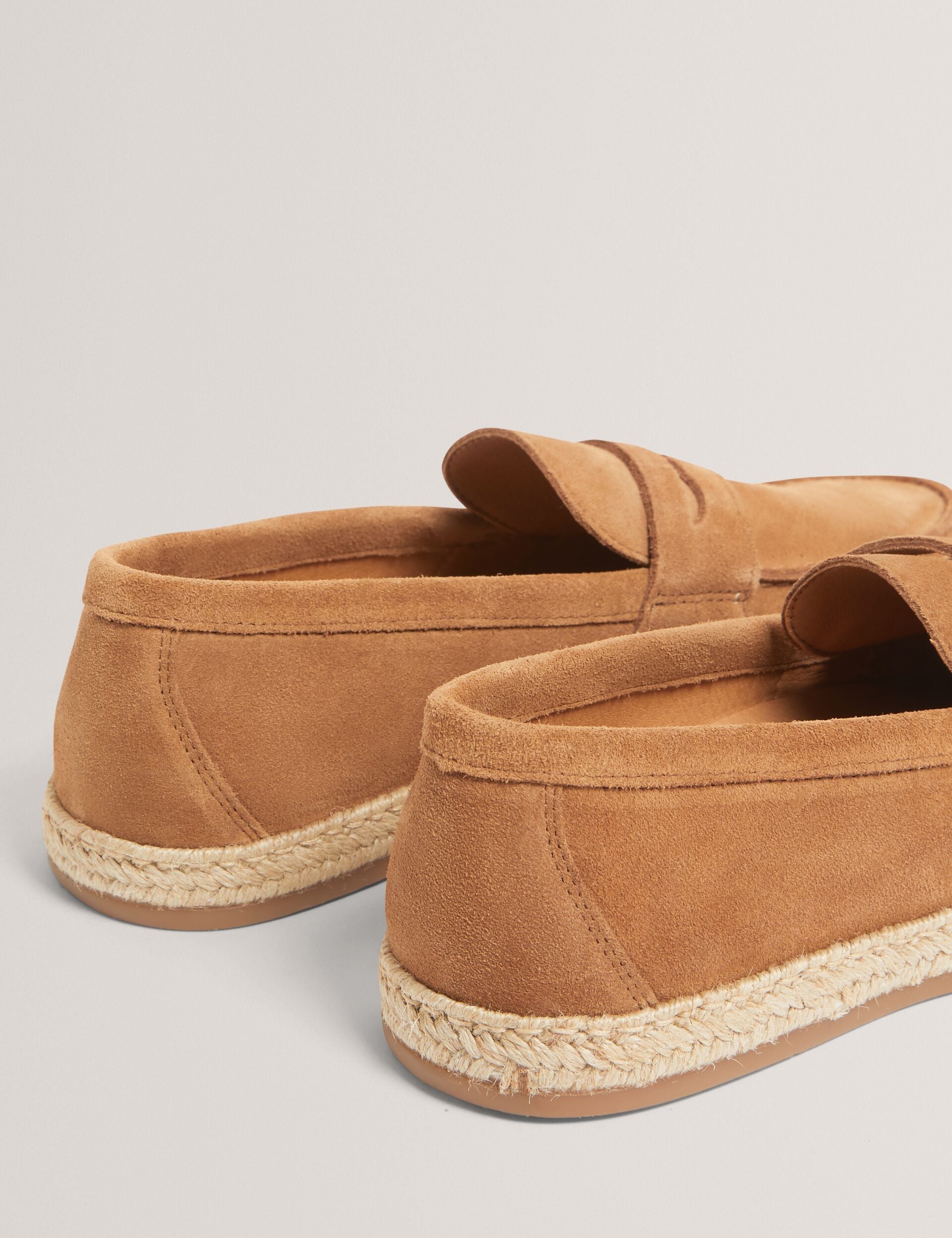 Ted Baker Brunelo Suede Espadrille Penny Loafers
