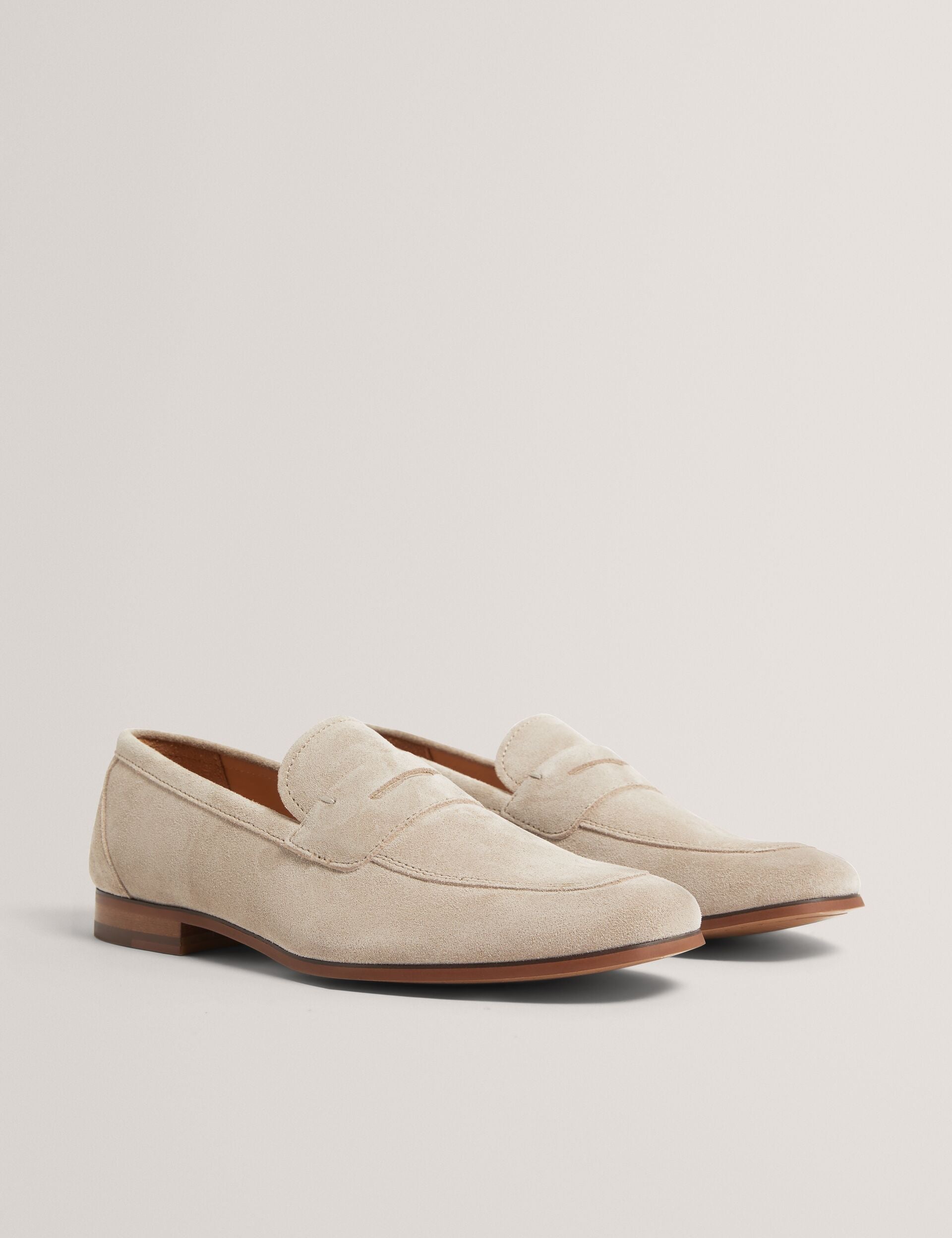 Ted Baker Leivy Suede Slipon Saddle Loafers