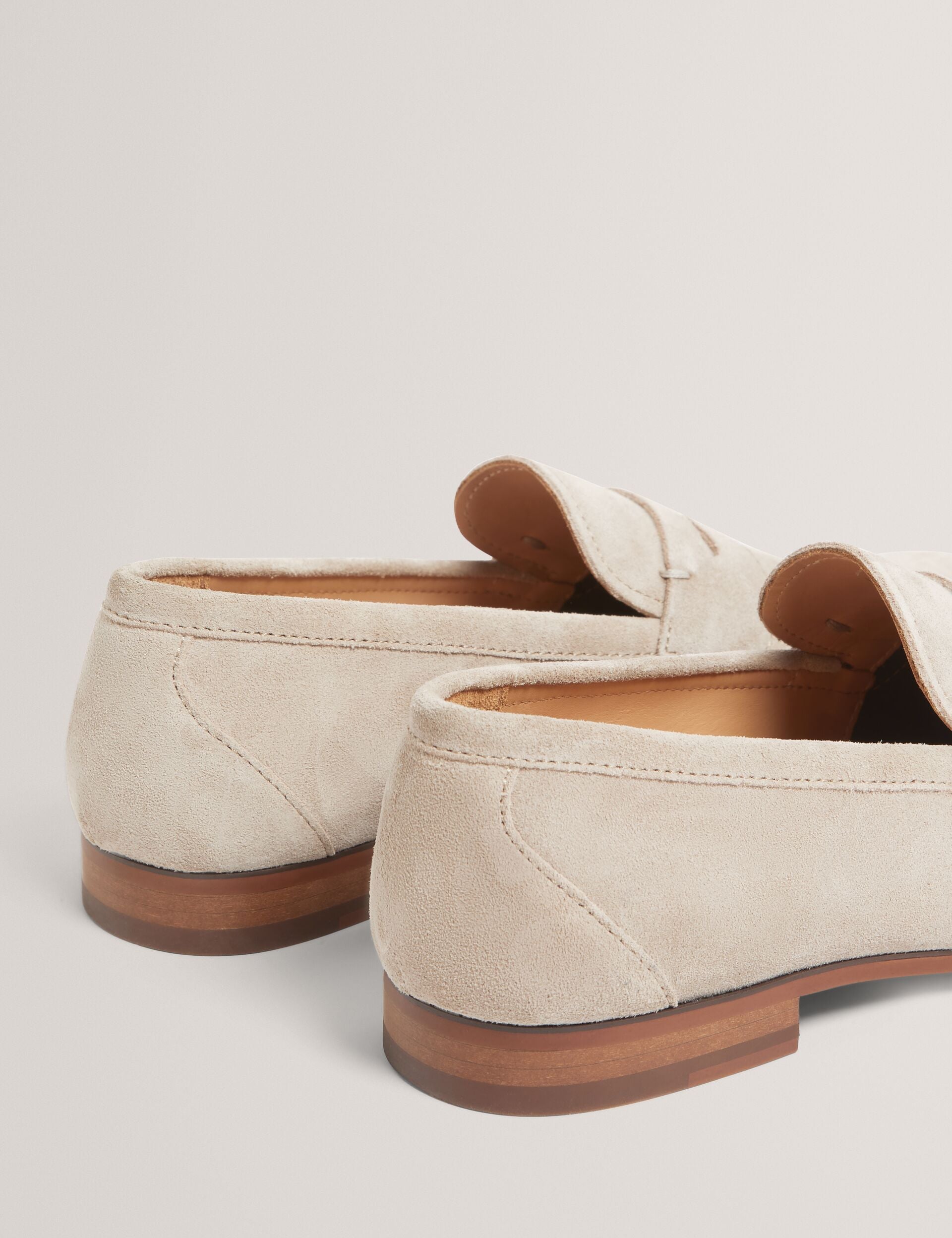 Ted Baker Leivy Suede Slipon Saddle Loafers