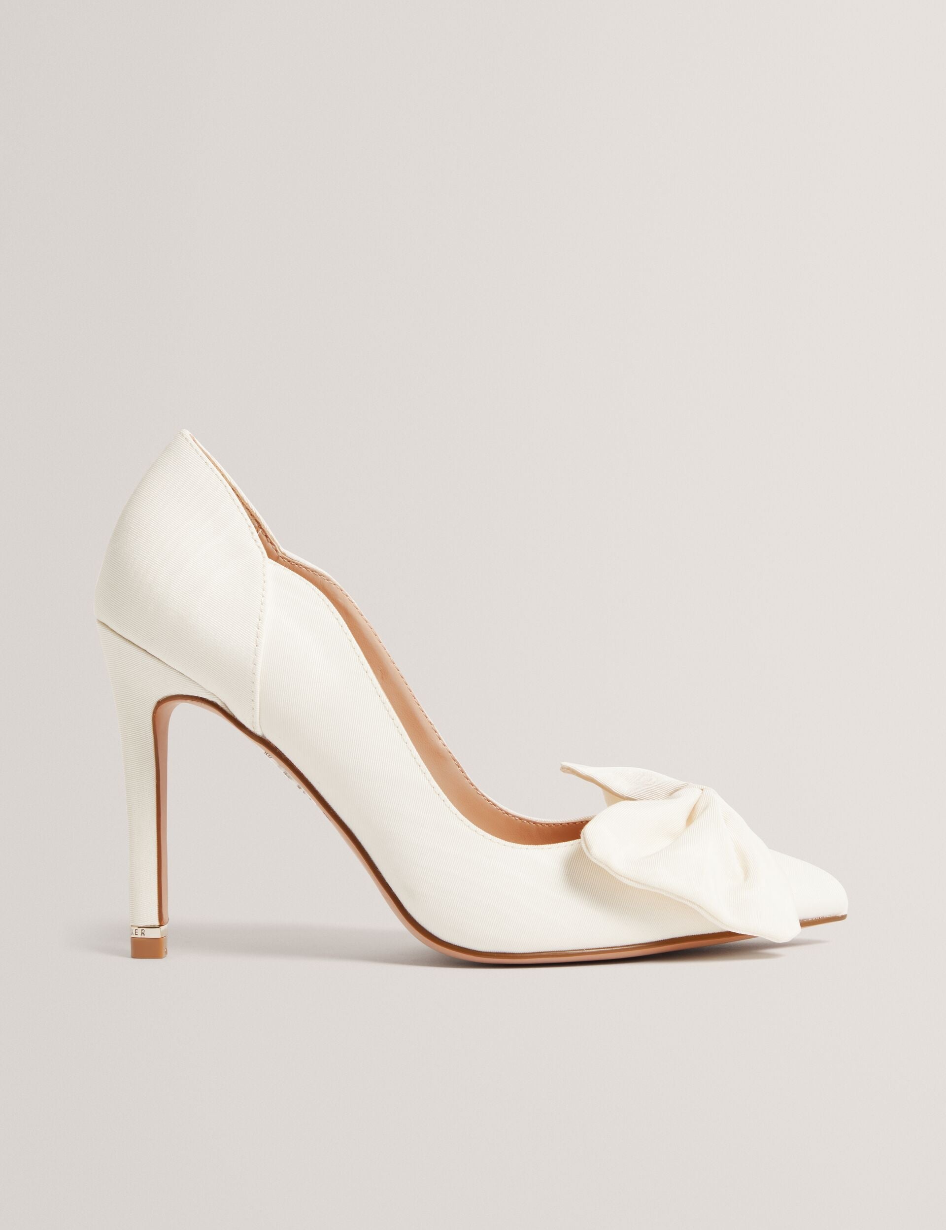 Ted Baker Laissy Bow Detail Grosgrain Stiletto Court Heels Women's