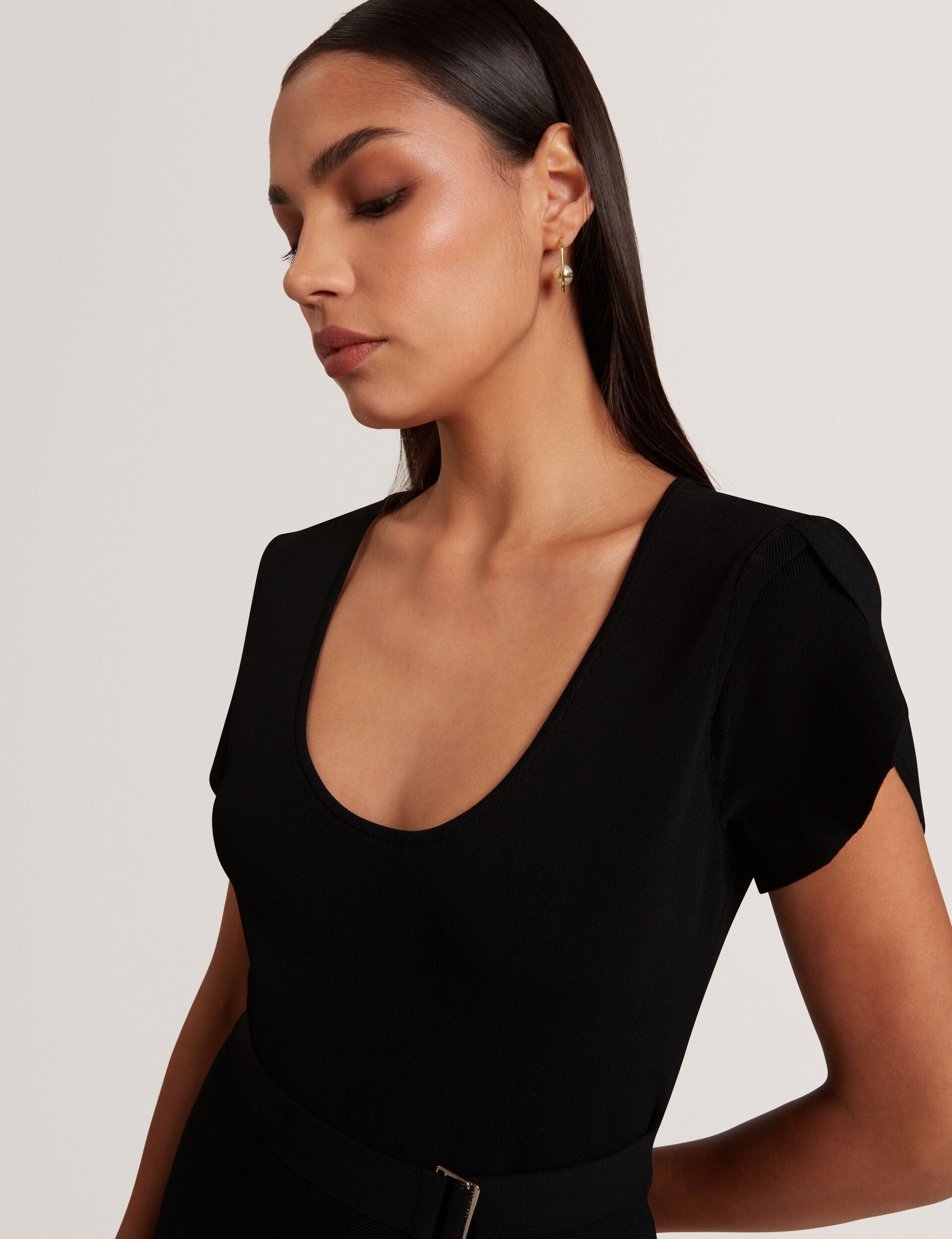 Ted Baker Ronella Short Sleeve Knitted Mini Dress Women's
