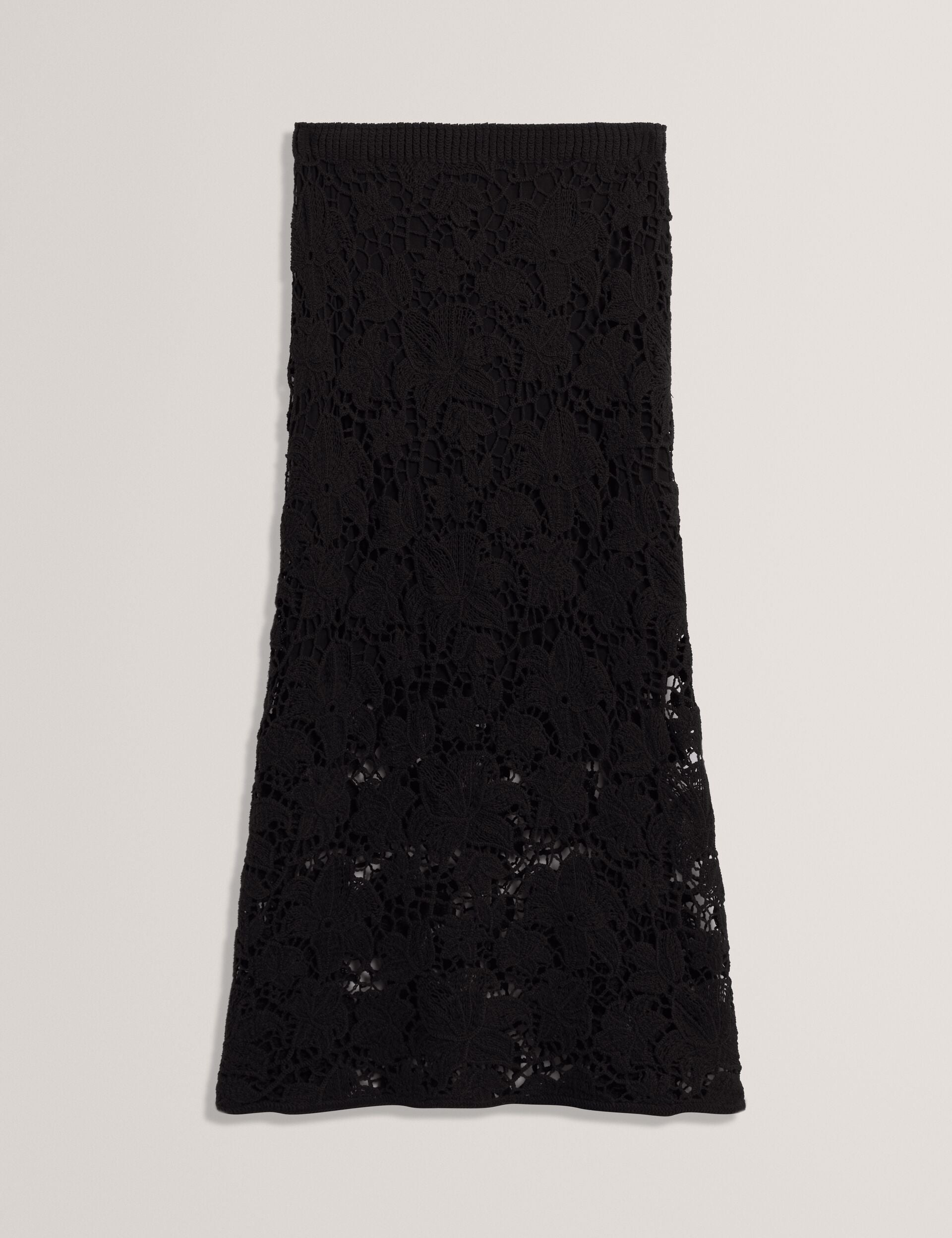 Ted Baker Aphria Crochet Lace Flared Midi Skirt Women's