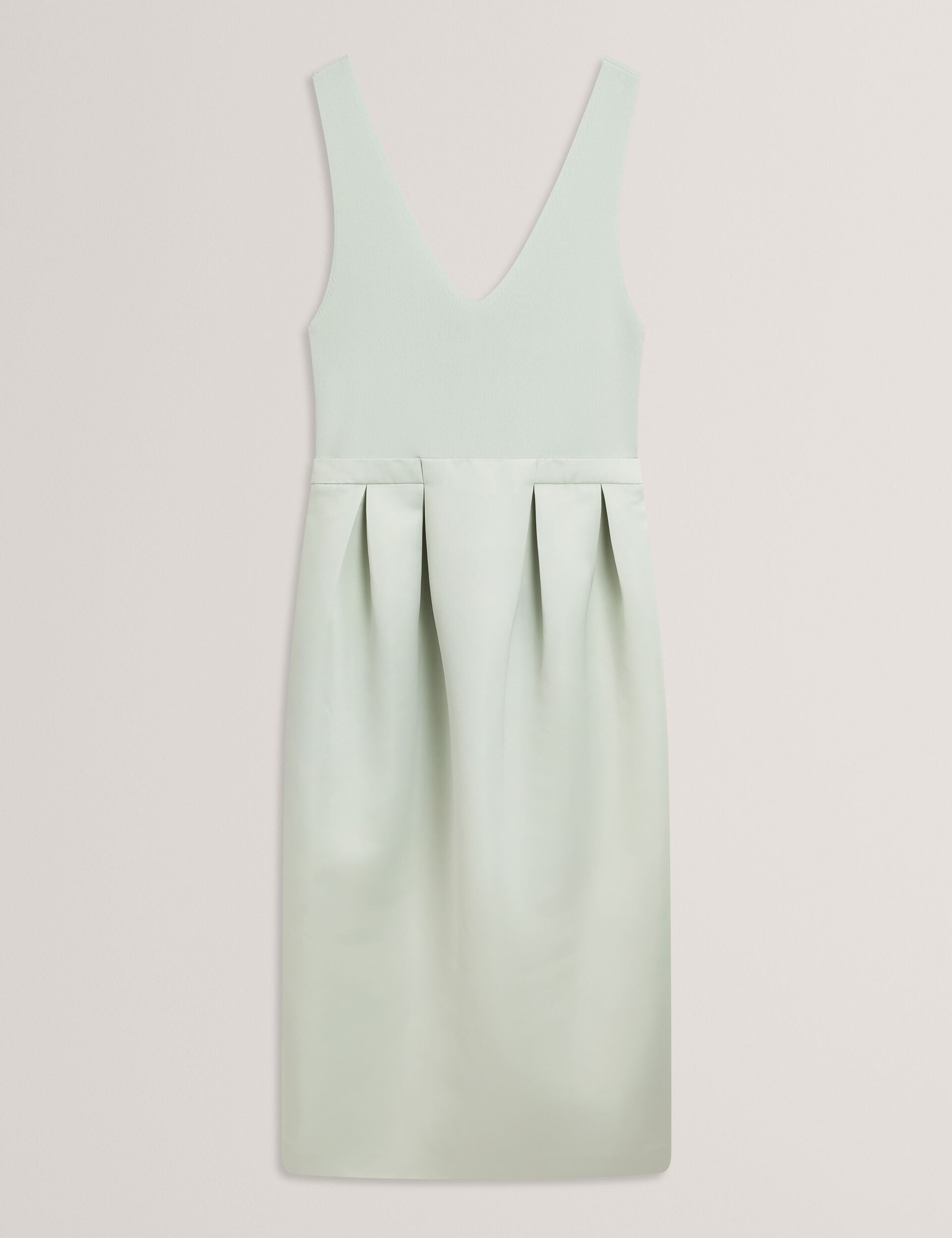 Ted Baker Verlene Sleeveless Knit Satin Tulip Midi Dress Women's