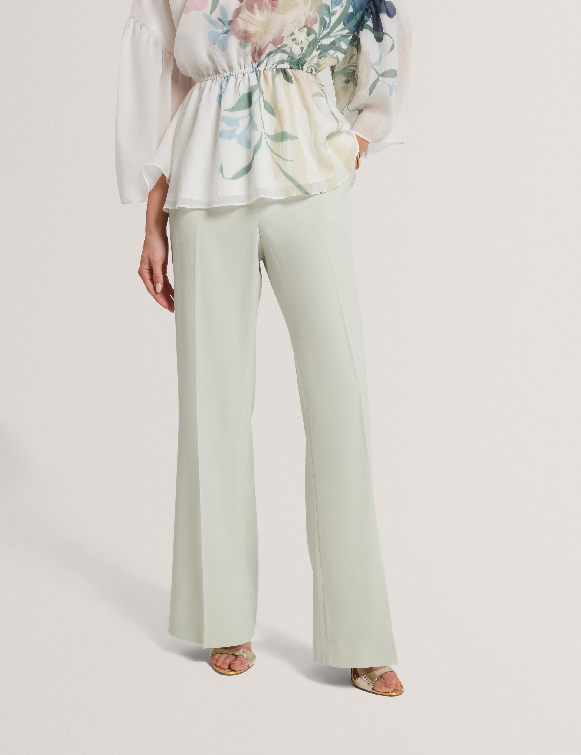 Ted Baker Bridat Woven Kick Flare Tailored Suit Trousers Women's