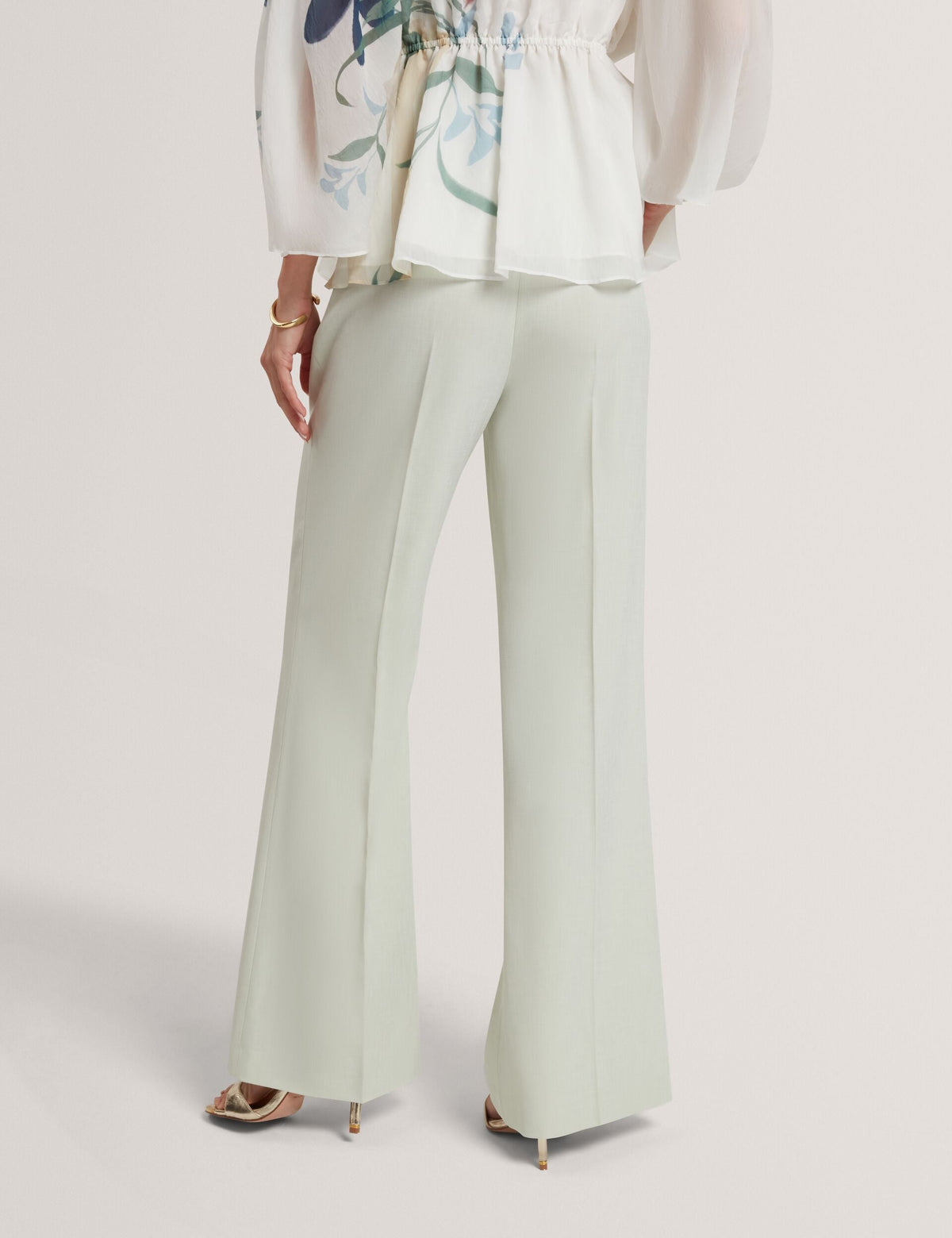 Ted Baker Bridat Woven Kick Flare Tailored Suit Trousers Women's